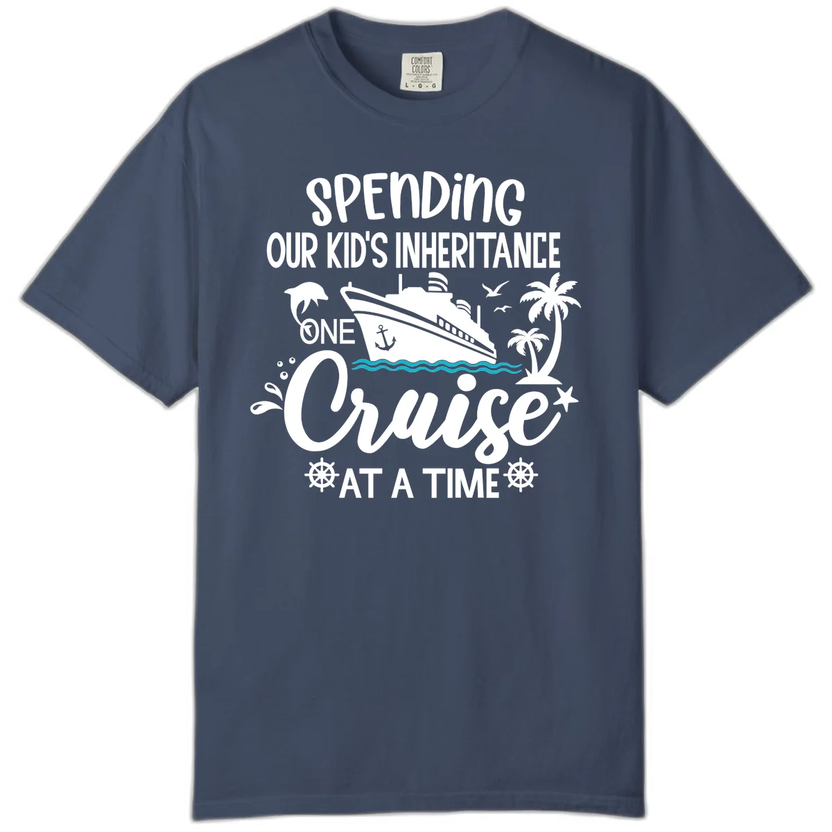 One Cruise At A Time Inheritance Comfort Color in Midnight