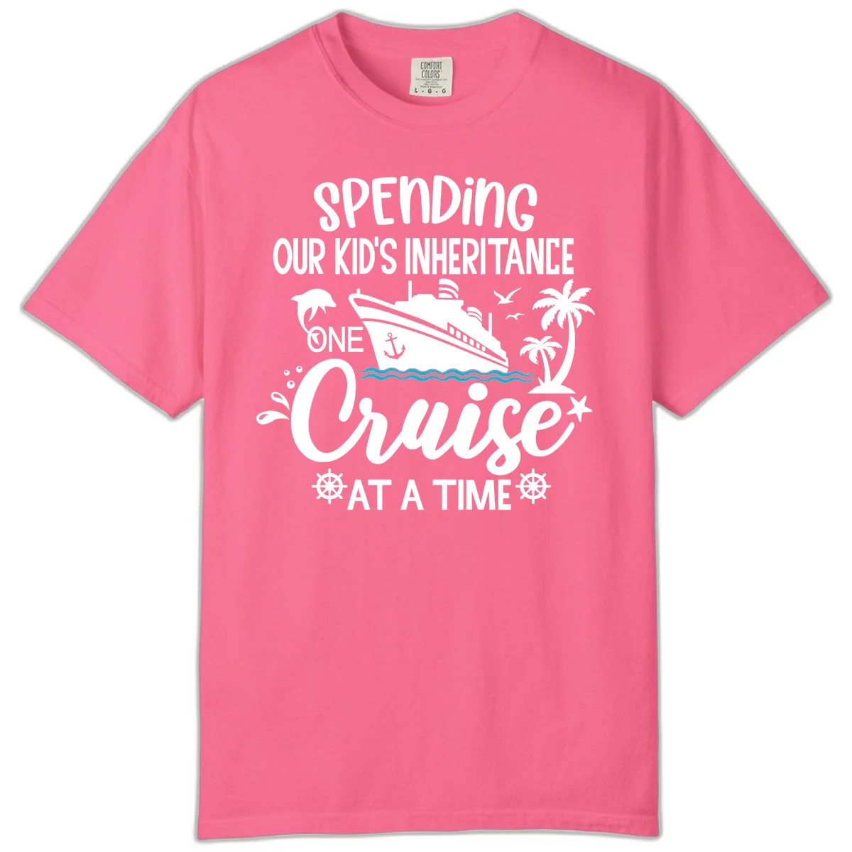 One Cruise At A Time Inheritance Comfort Color in Crunchberry