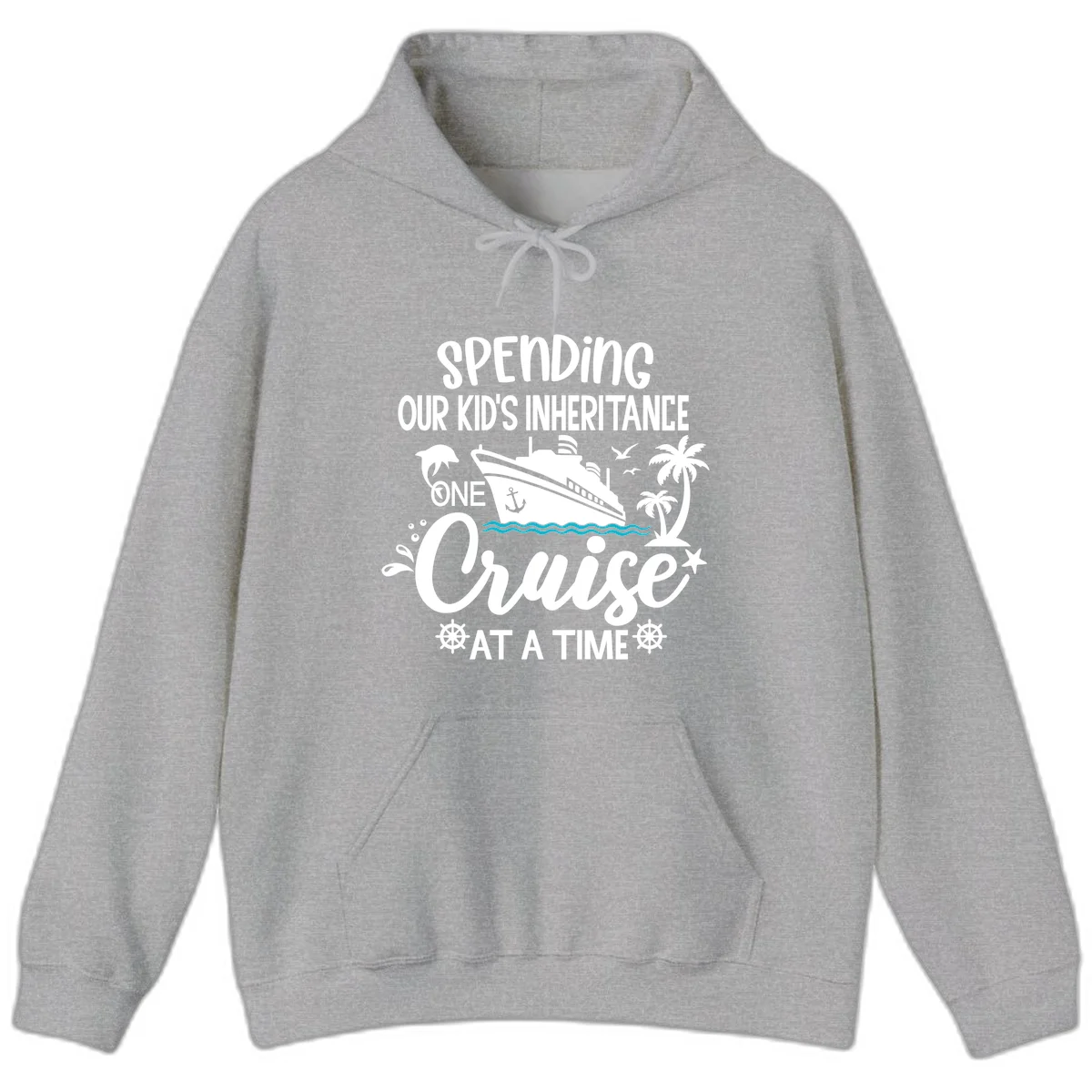 One Cruise At A Time Inheritance Hoodie in Sport Grey