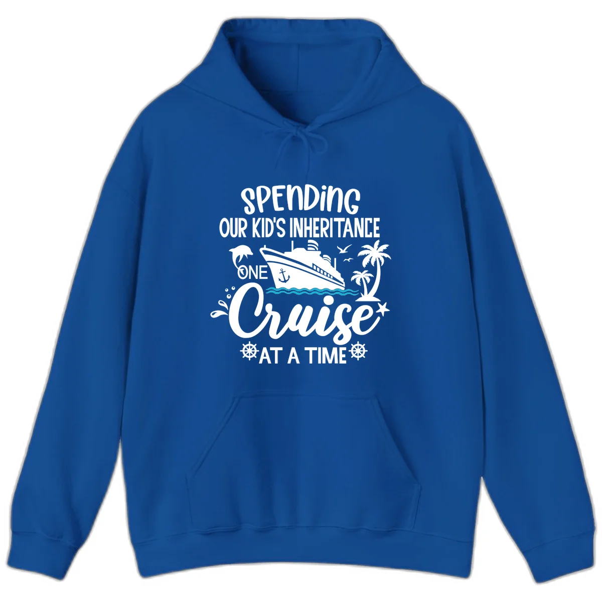 One Cruise At A Time Inheritance Hoodie in Royal
