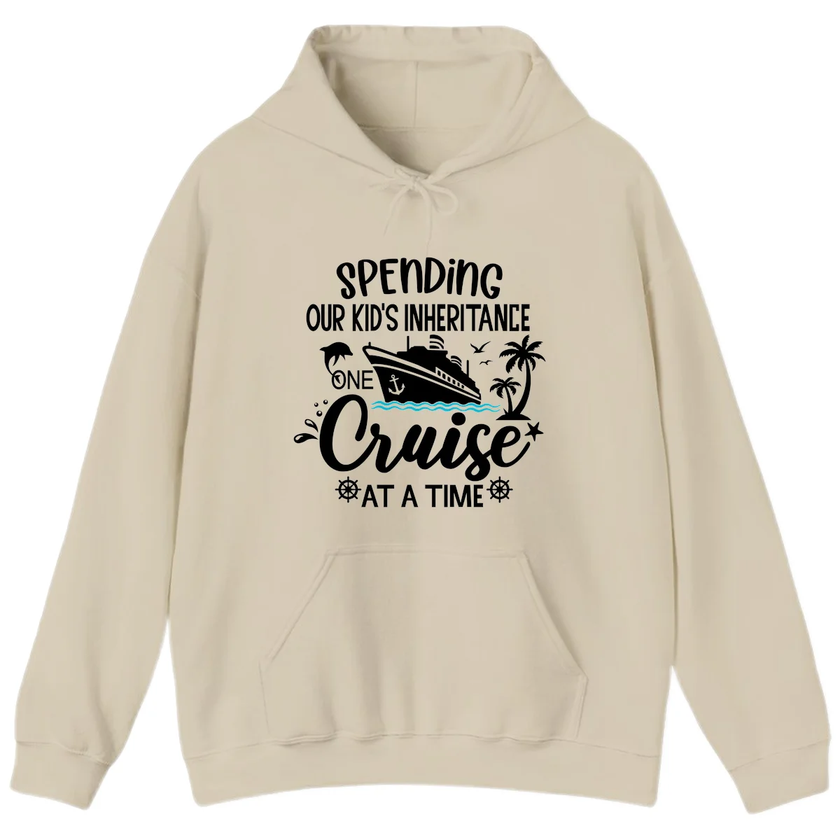 One Cruise At A Time Inheritance Hoodie in Sand