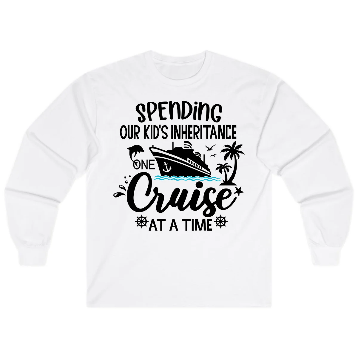 One Cruise At A Time Inheritance Long Sleeve in White