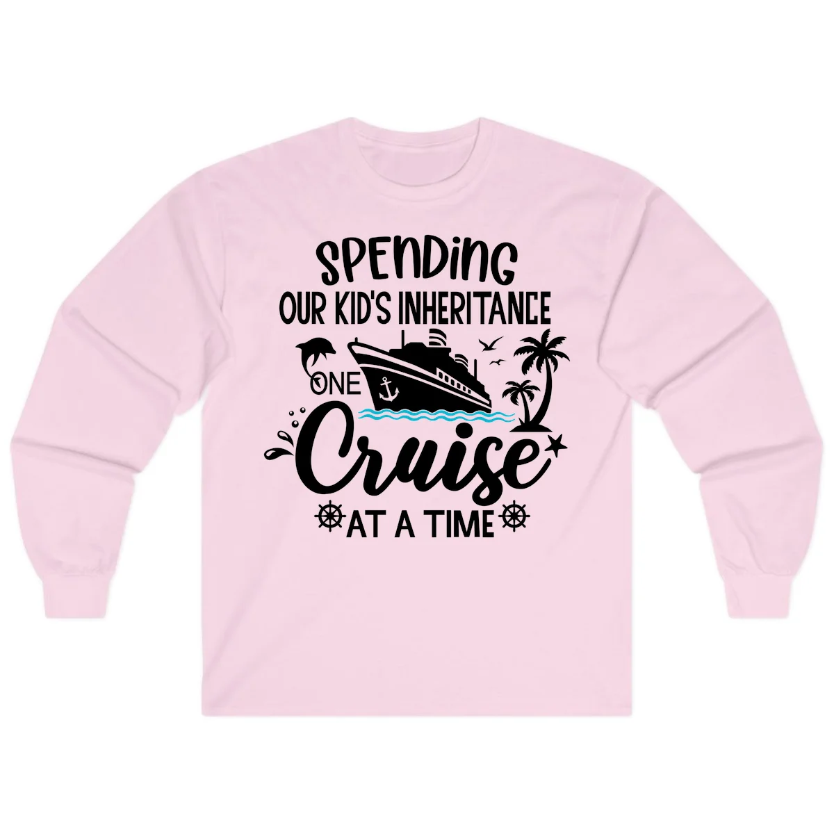 One Cruise At A Time Inheritance Long Sleeve in Light Pink