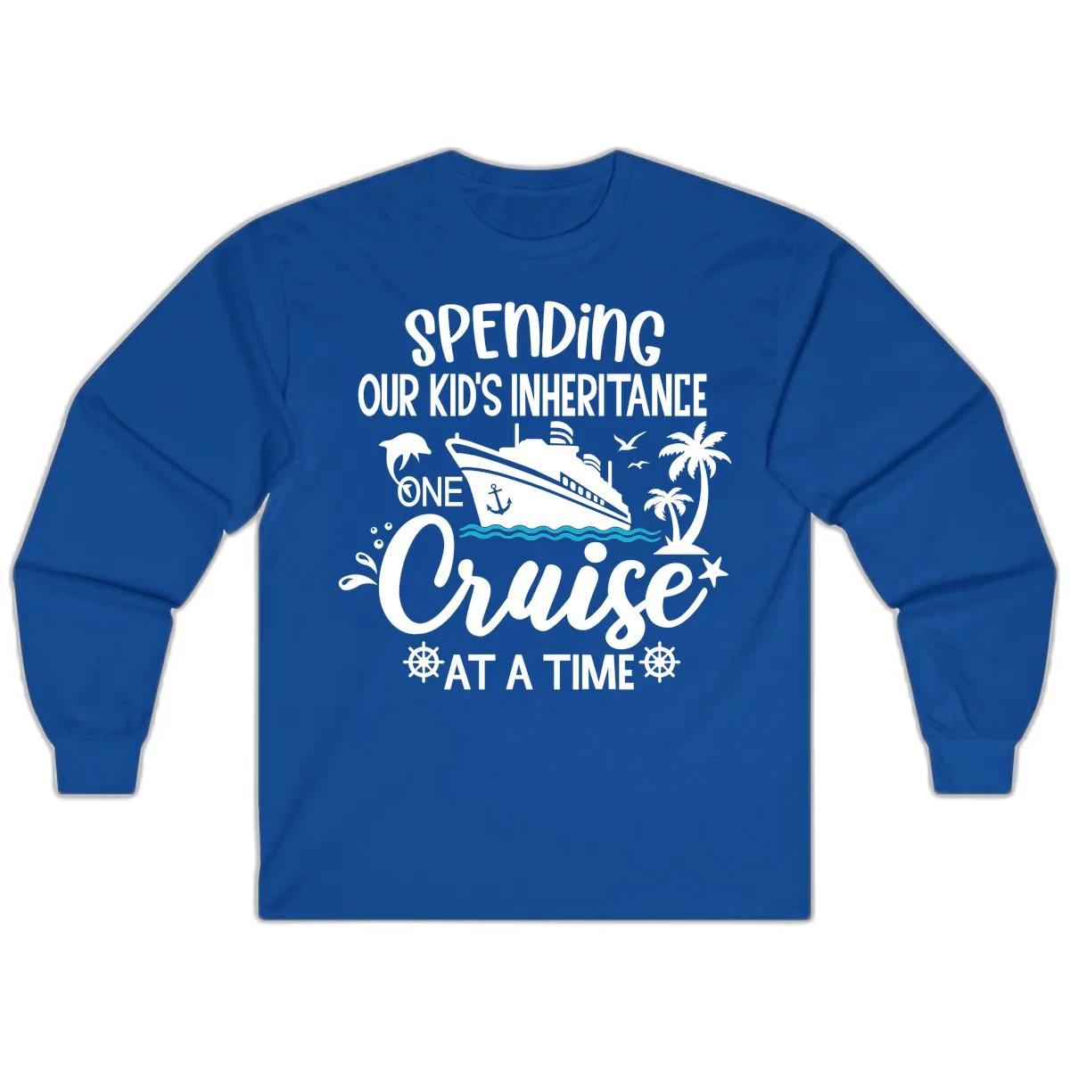 One Cruise At A Time Inheritance Long Sleeve in Royal