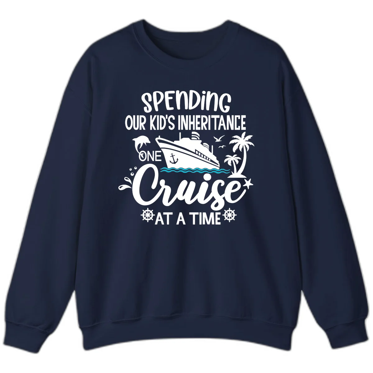 One Cruise At A Time Inheritance Sweatshirt in Navy