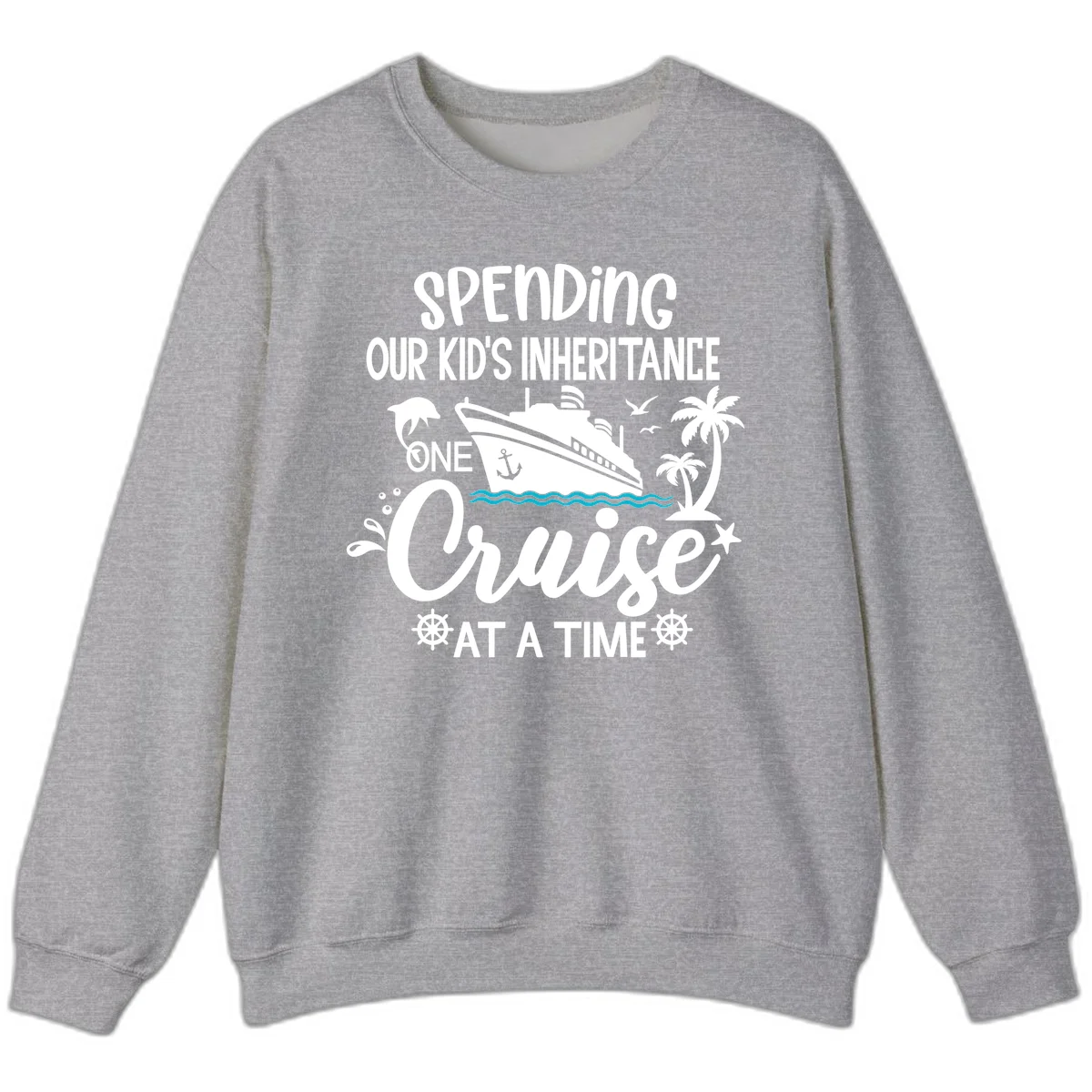 One Cruise At A Time Inheritance Sweatshirt in Sport Grey