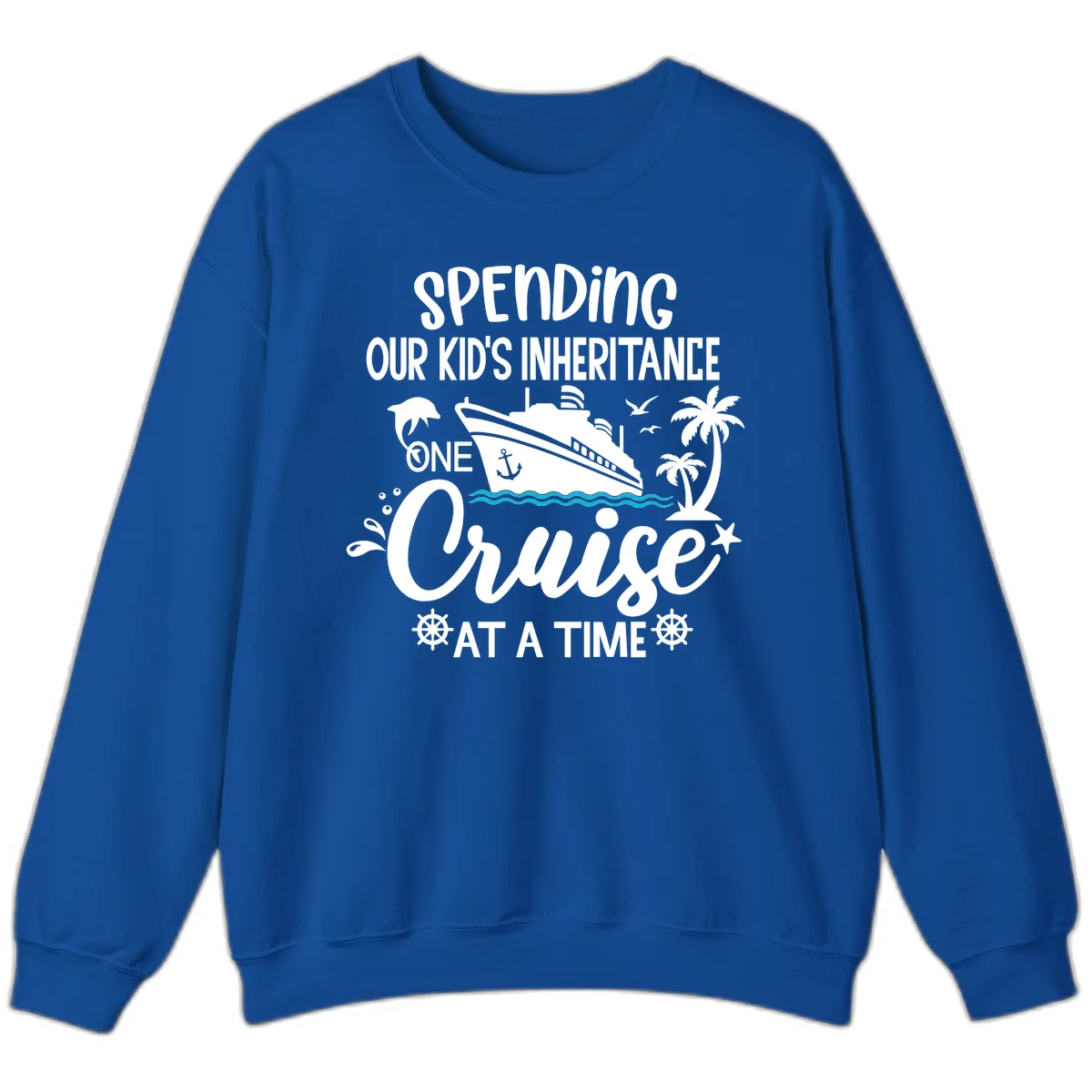 One Cruise At A Time Inheritance Sweatshirt in Royal