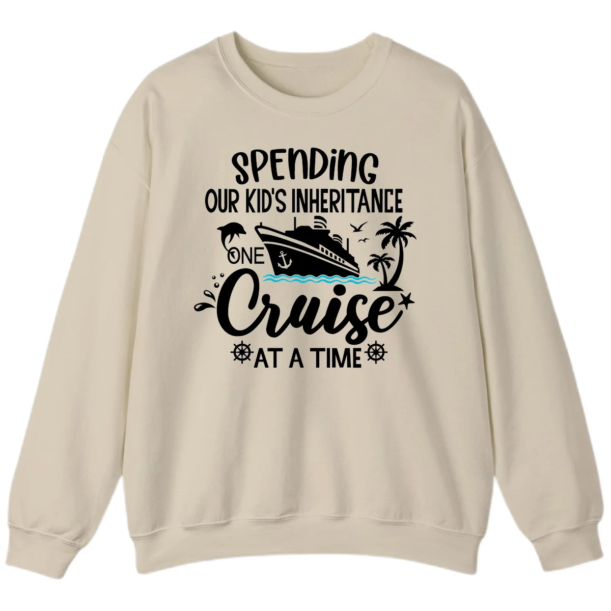 One Cruise At A Time Inheritance Sweatshirt in Sand