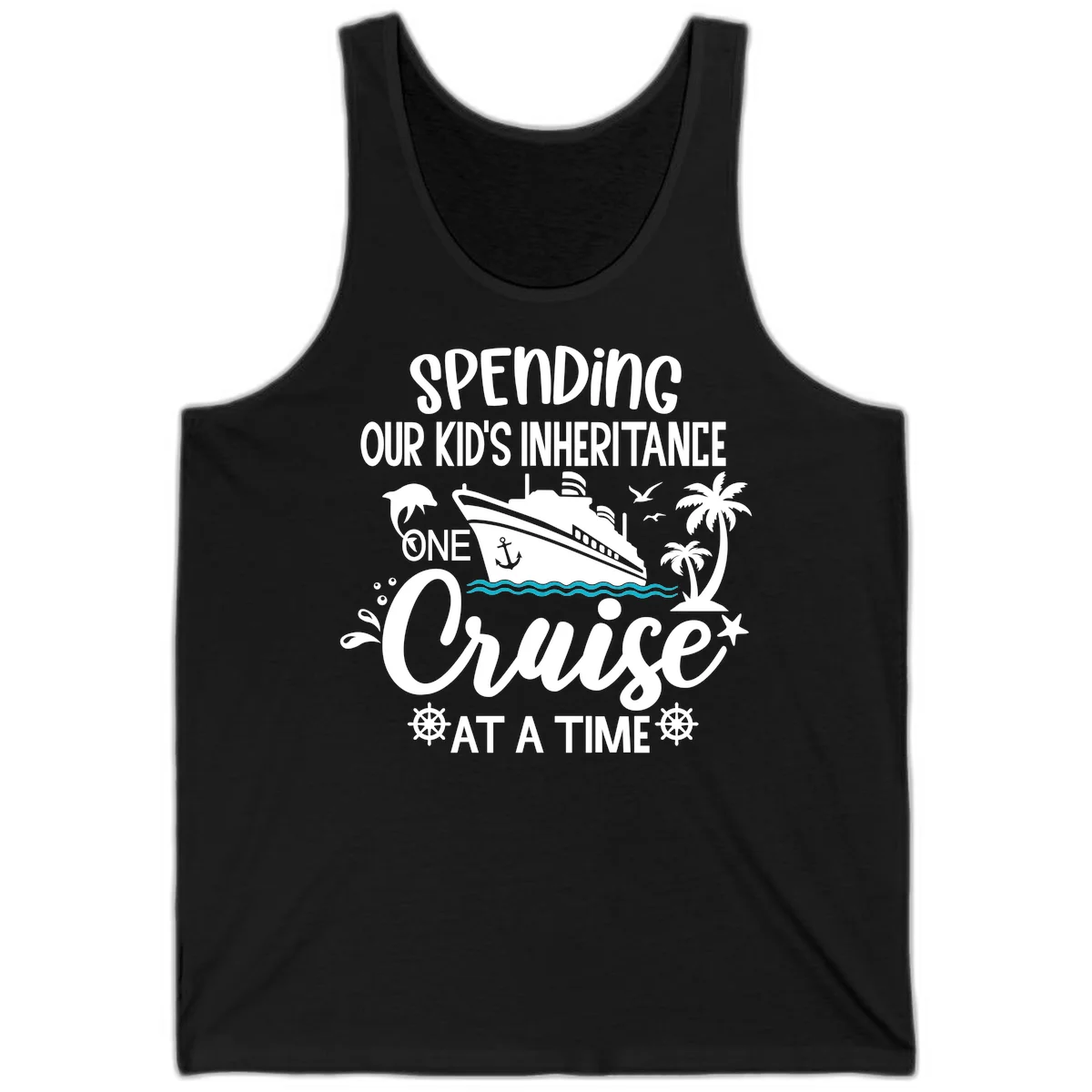 One Cruise At A Time Inheritance Tank in Black