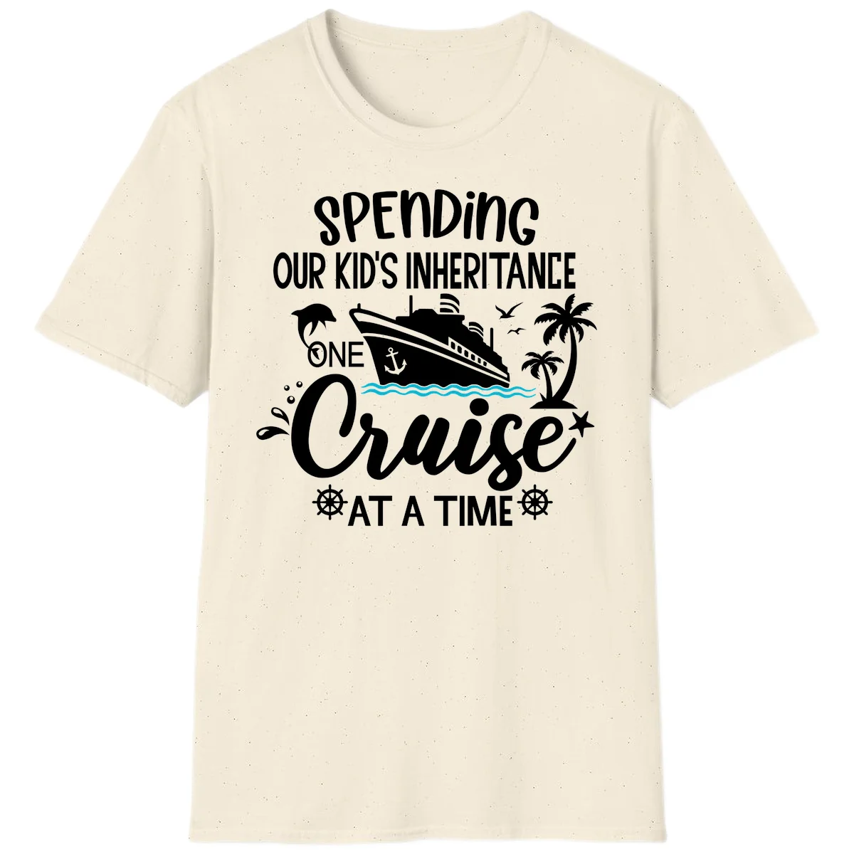 One Cruise At A Time Inheritance T-Shirt in Natural