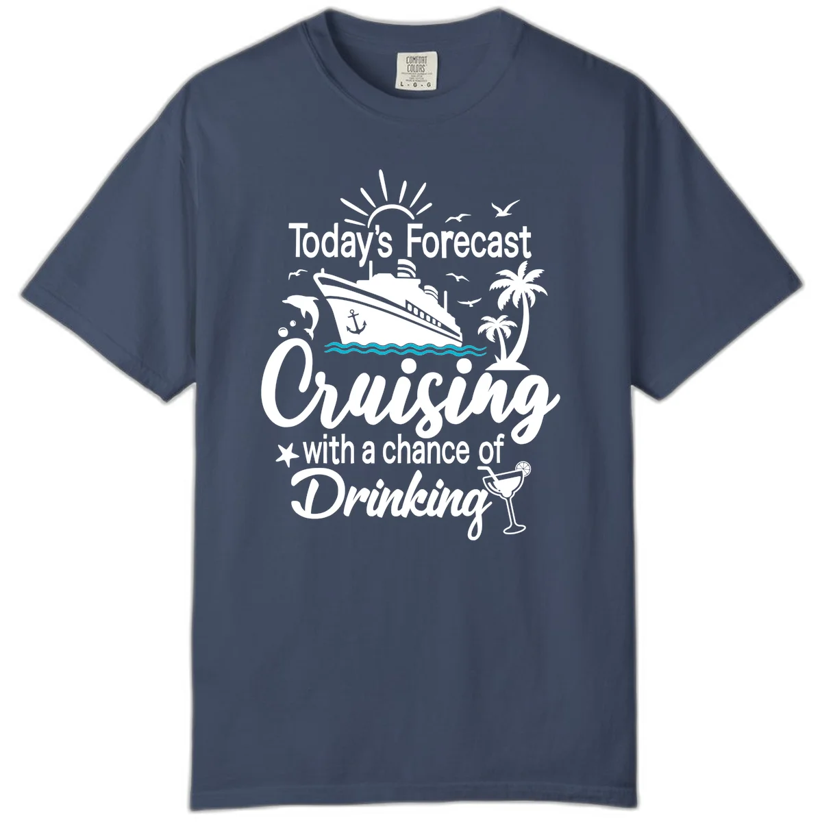 Today's Forecast Cruising With Drinking Comfort Color in Midnight