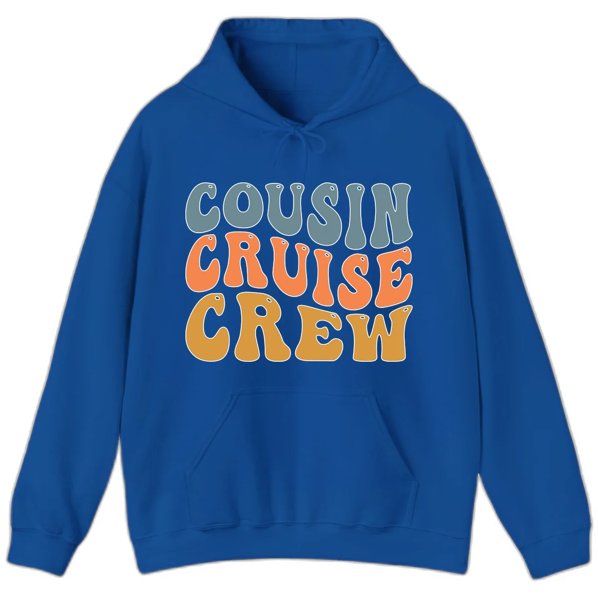 Cousin Cruise Crew Hoodie in Royal