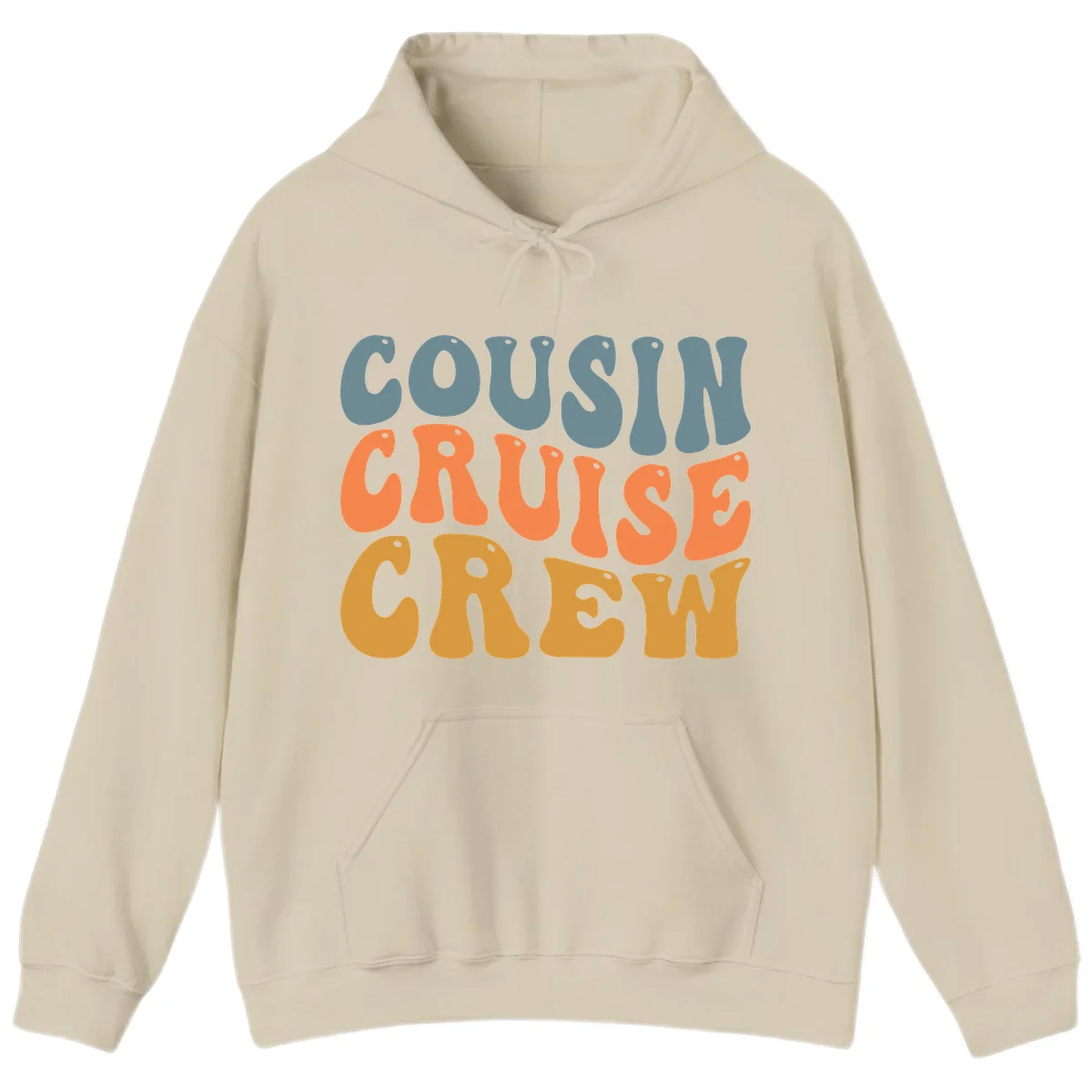 Cousin Cruise Crew Hoodie in Sand