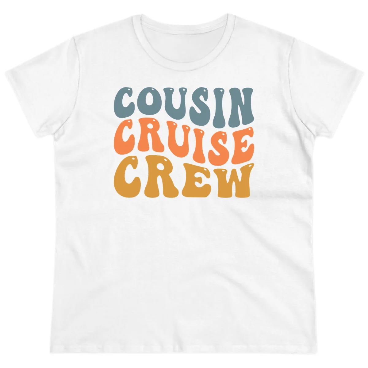 Cousin Cruise Crew Ladies Tee in White