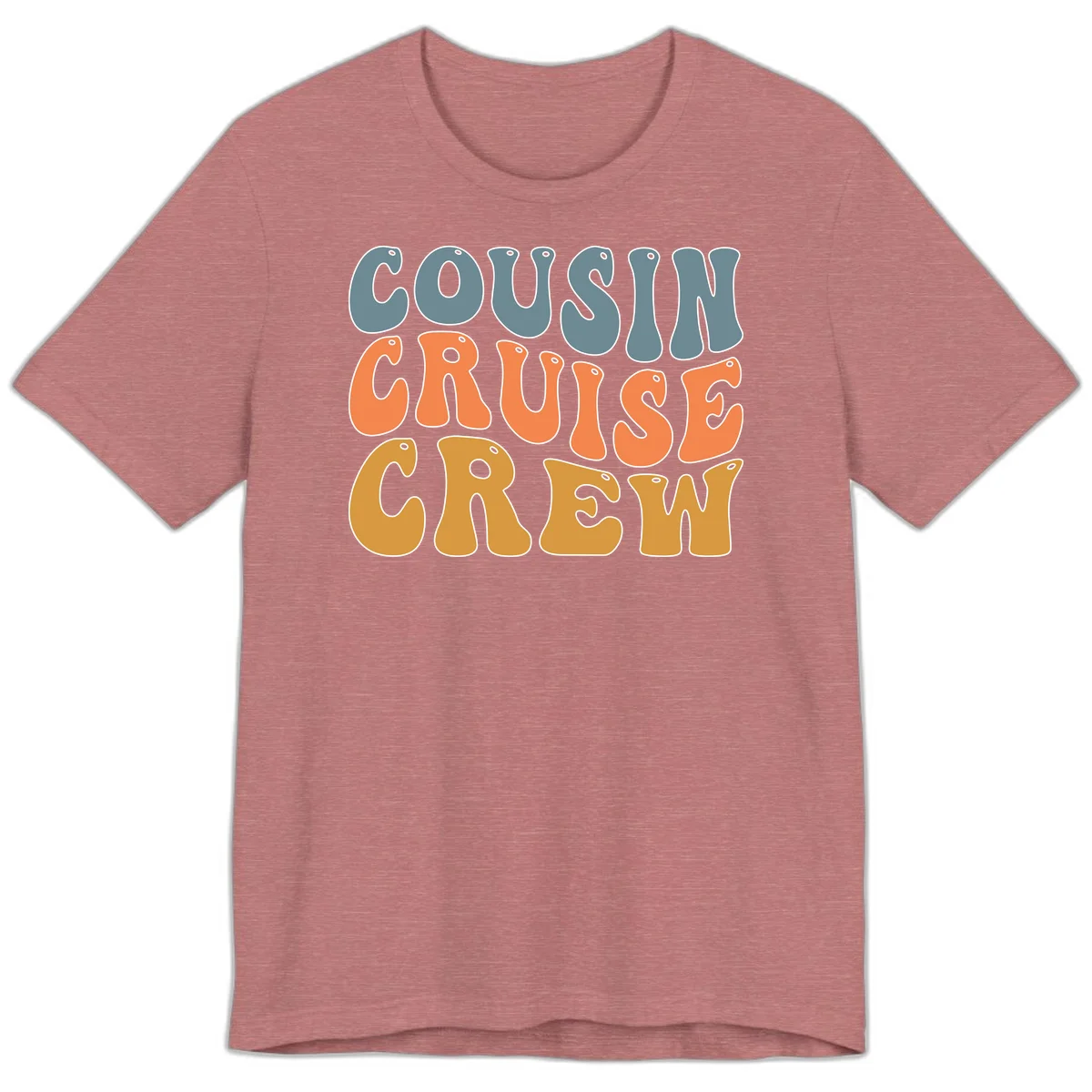 Cousin Cruise Crew Premium T-Shirt in Heather Mauve