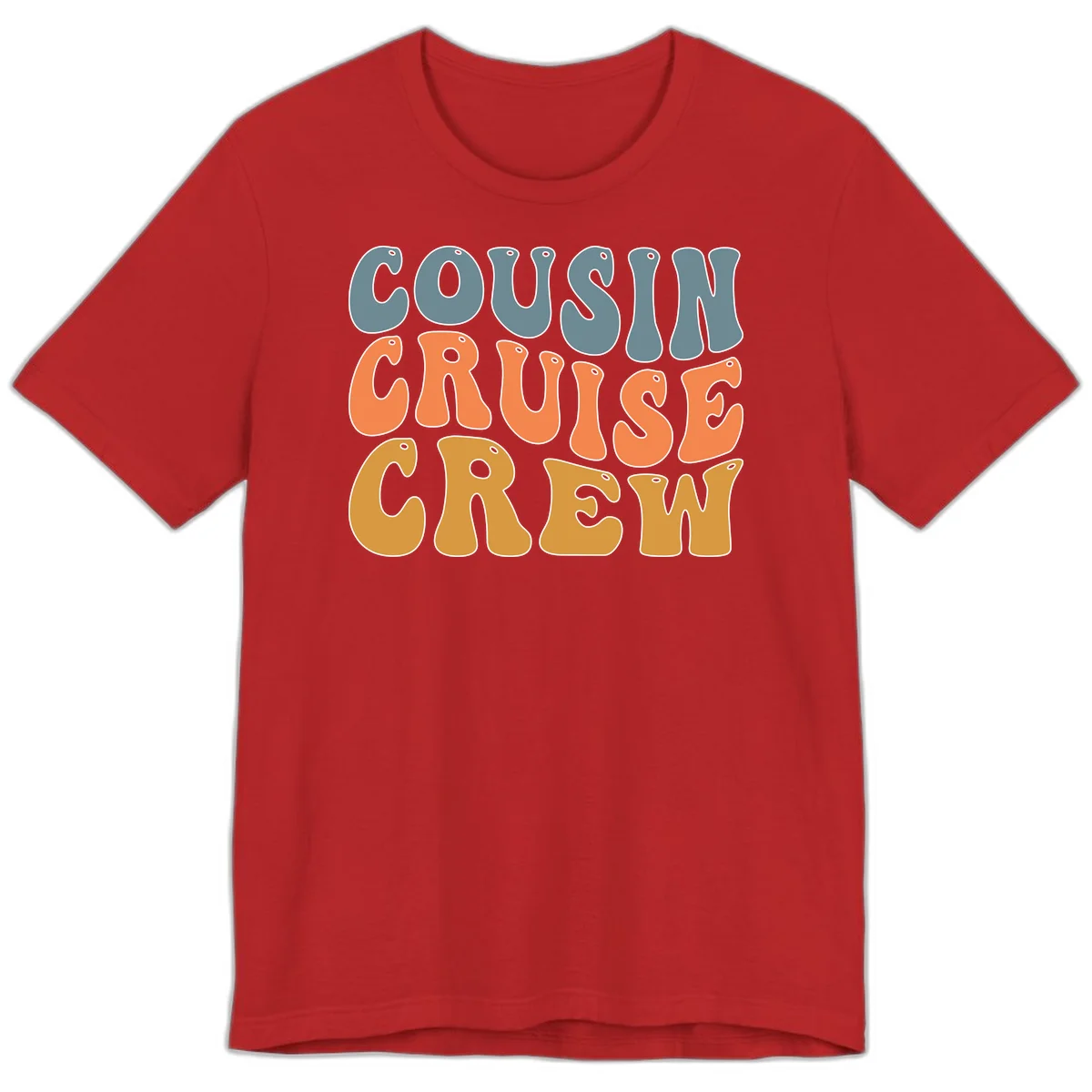 Cousin Cruise Crew Premium T-Shirt in Red