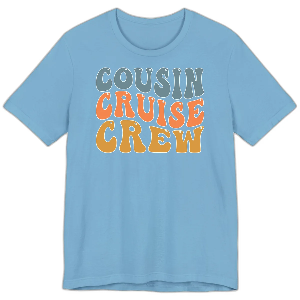 Cousin Cruise Crew Premium T-Shirt in Ocean Blue