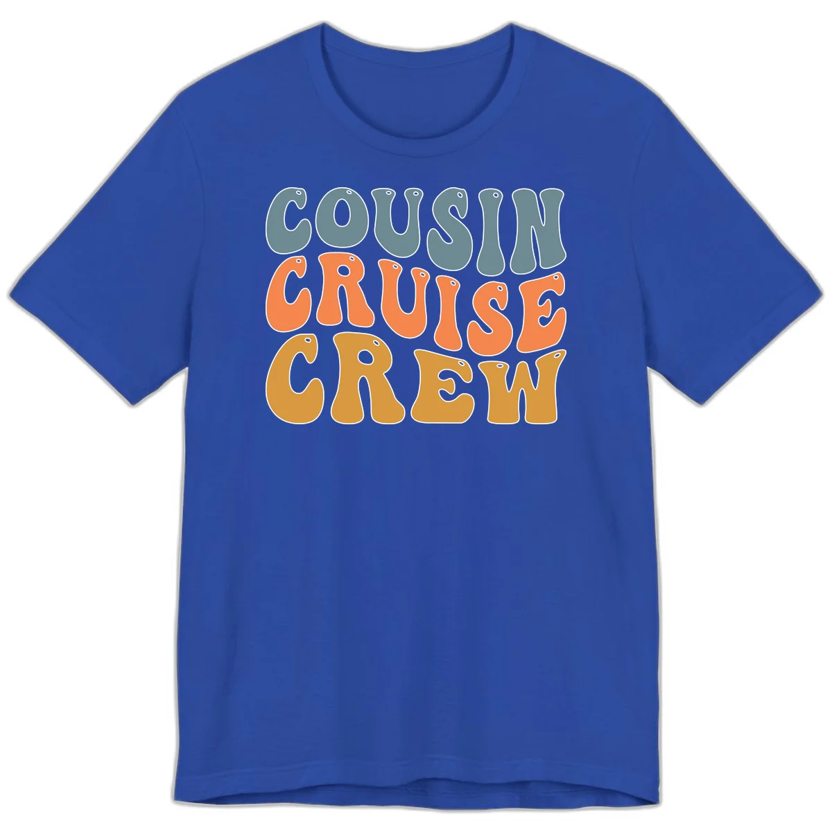 Cousin Cruise Crew Premium T-Shirt in True Royal