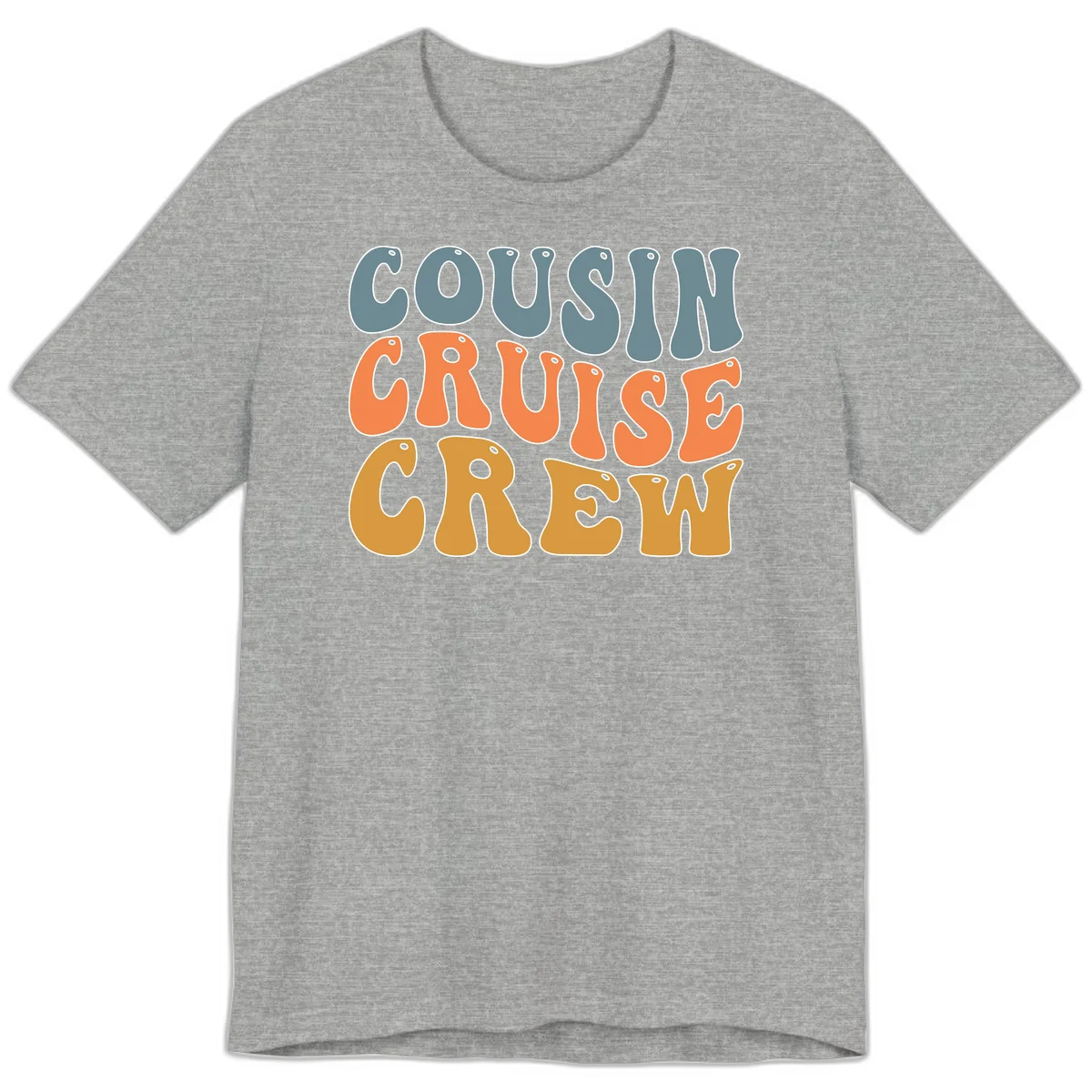 Cousin Cruise Crew Premium T-Shirt in Athletic Heather