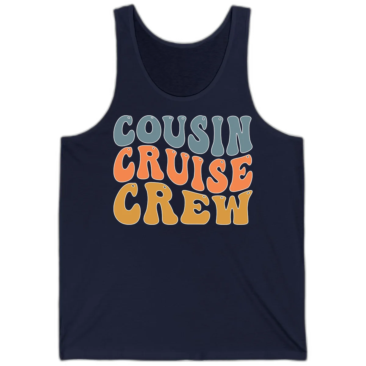 Cousin Cruise Crew Tank in Navy