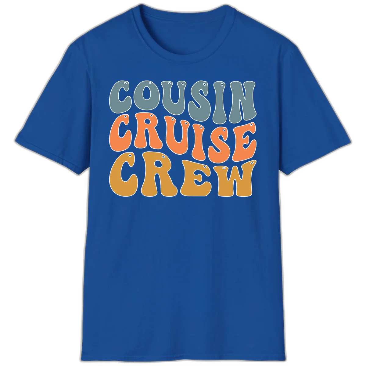 Cousin Cruise Crew T-Shirt in Royal
