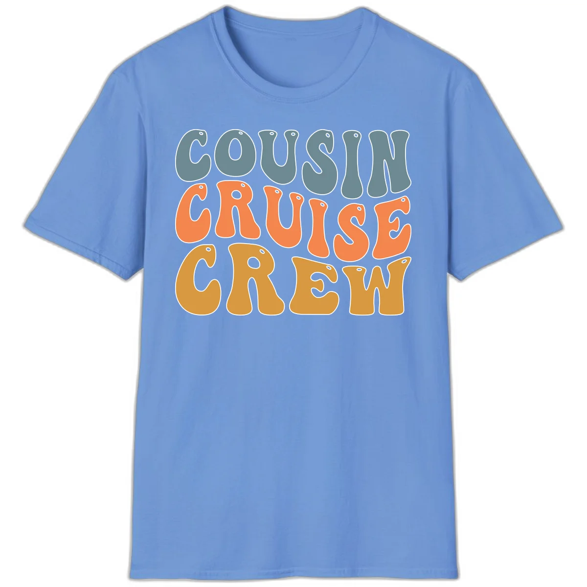 Cousin Cruise Crew T-Shirt in Carolina Blue