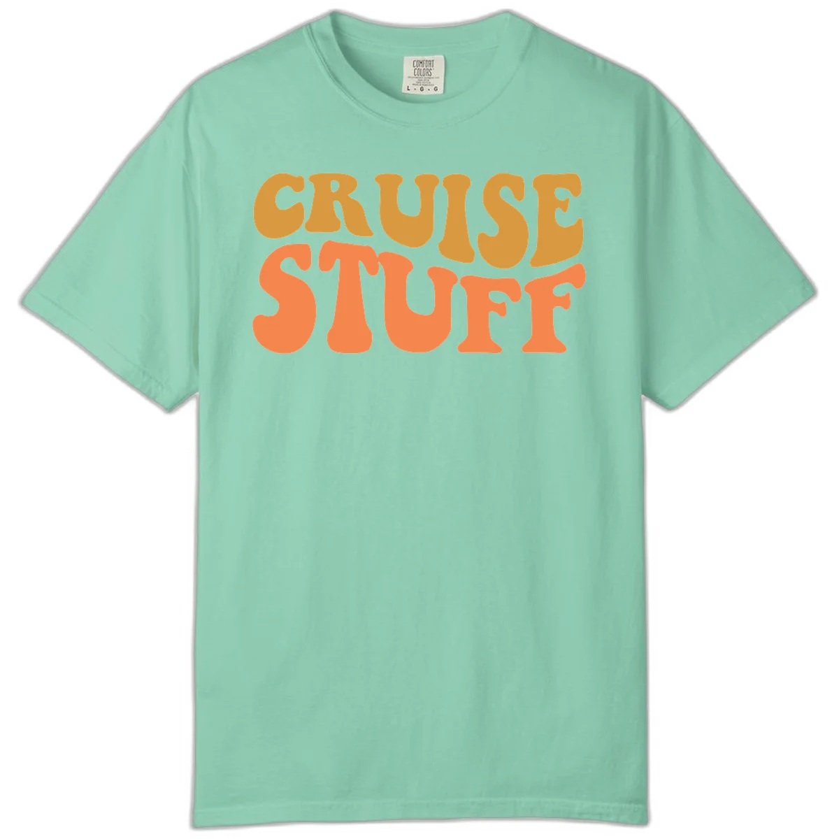 Cruise Stuff Comfort Color Tee in Island Reef