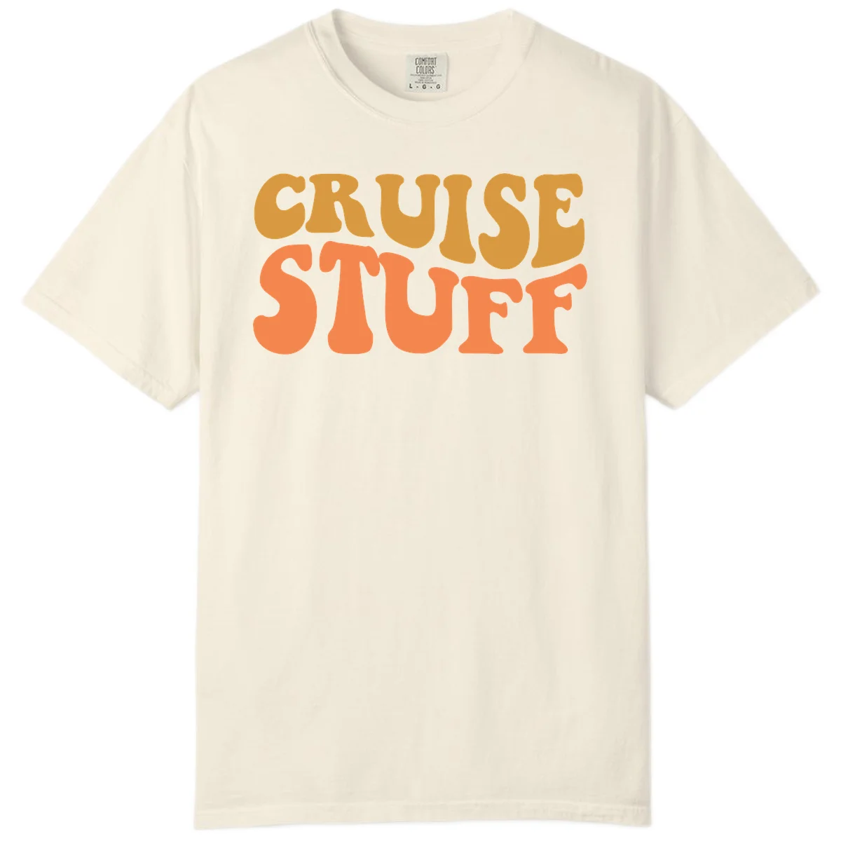 Cruise Stuff Comfort Color Tee in Ivory