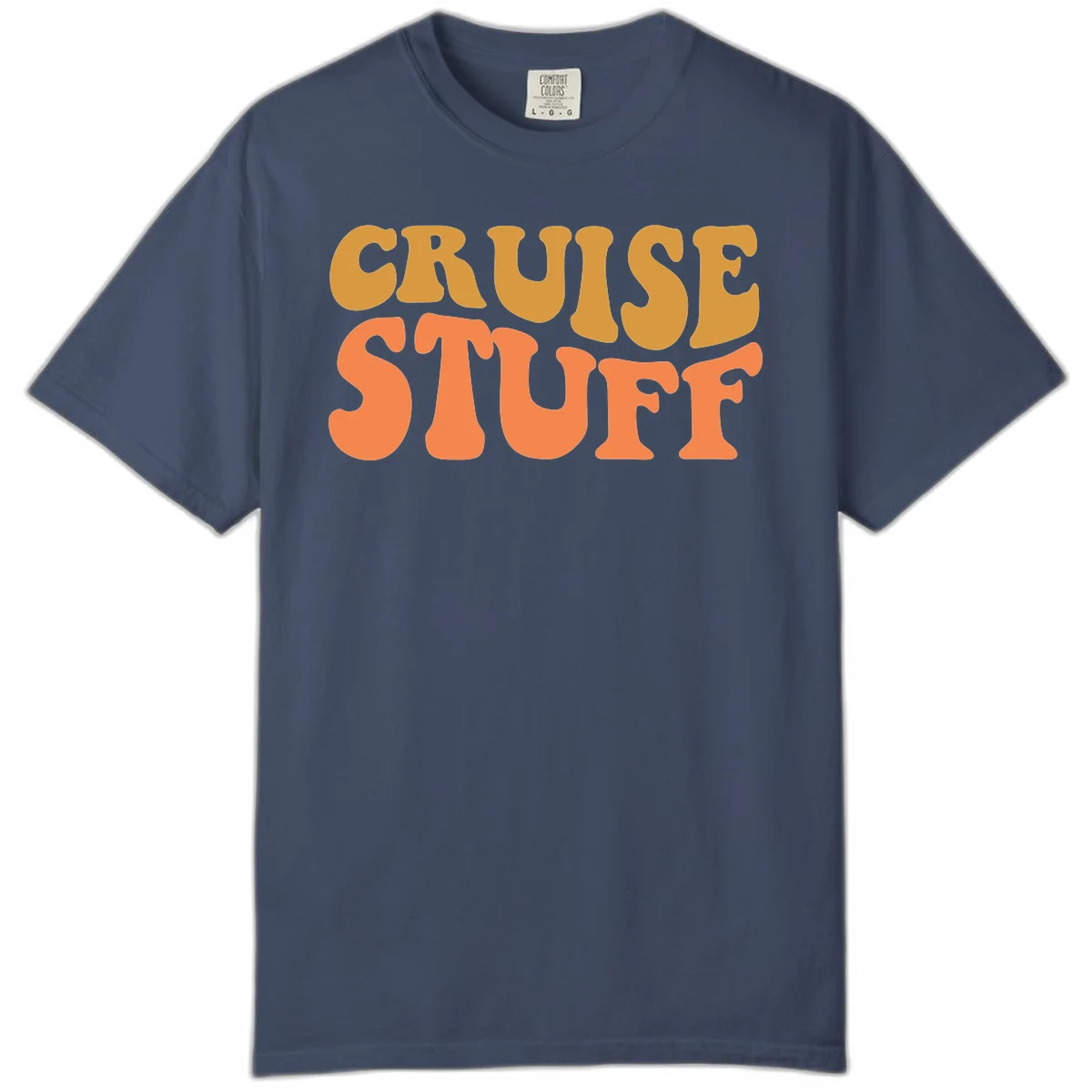 Cruise Stuff Comfort Color Tee in Midnight