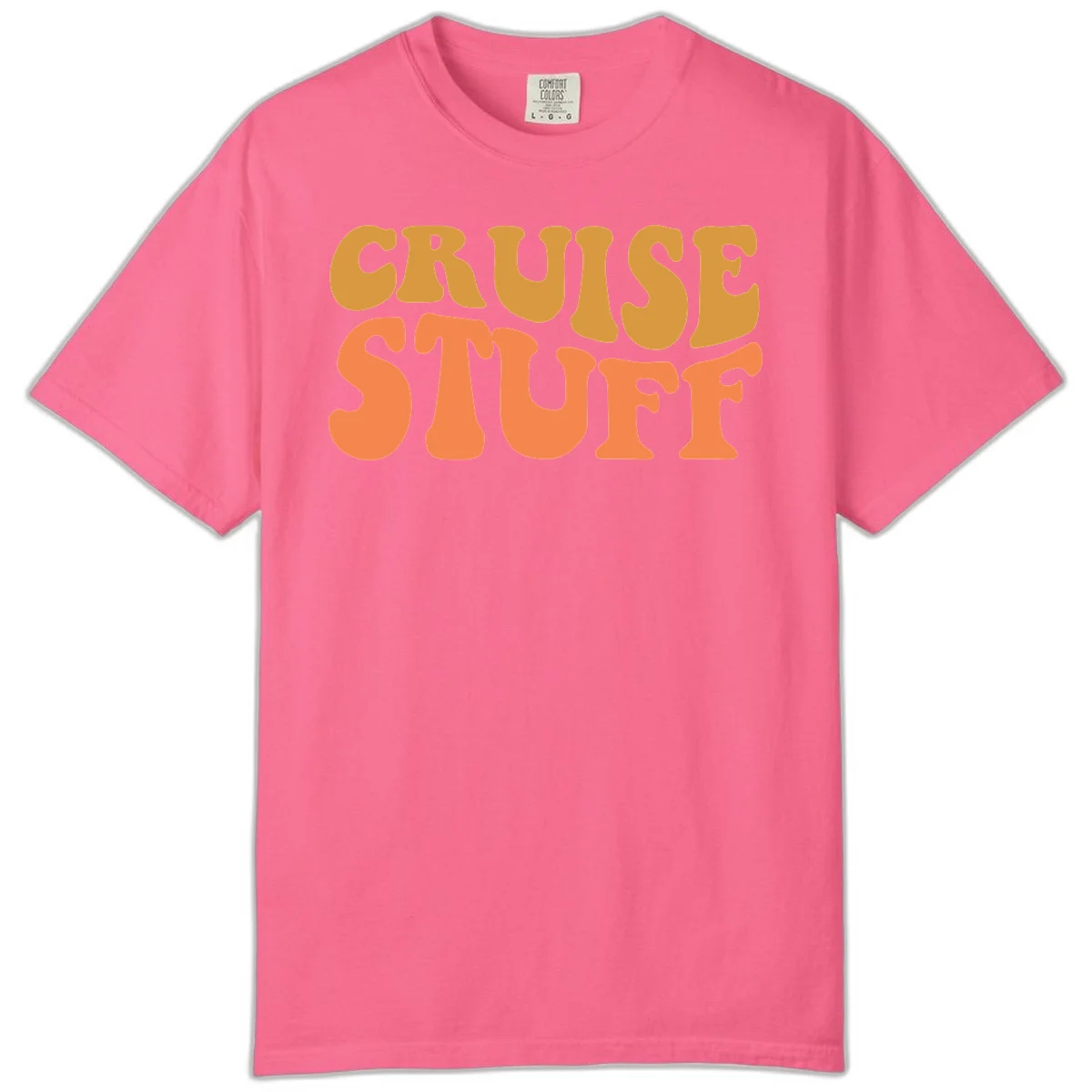 Cruise Stuff Comfort Color Tee in Crunchberry