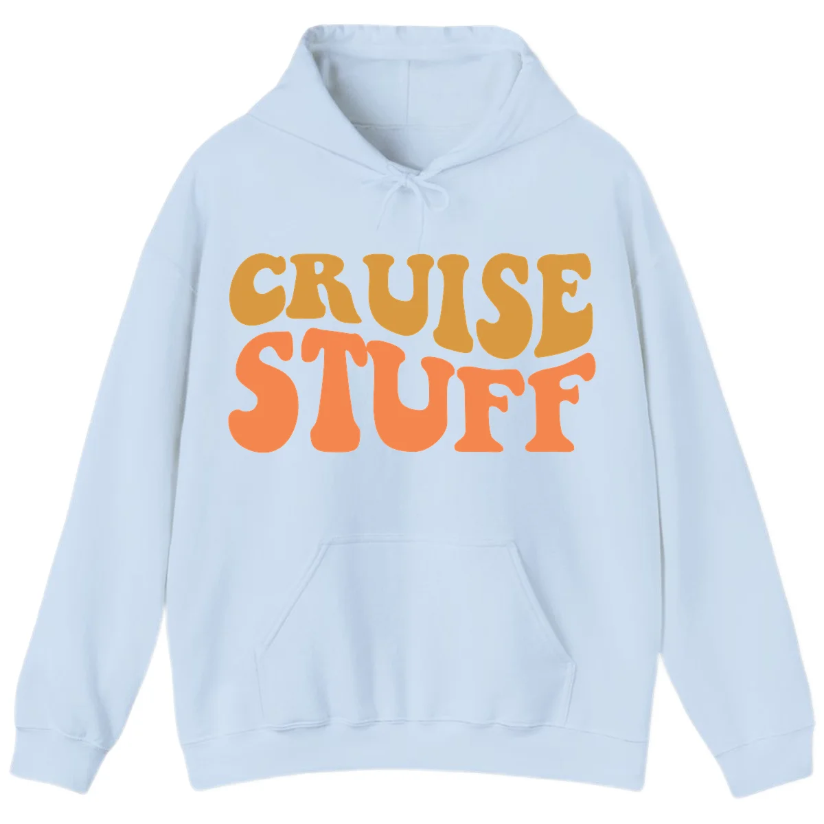 Cruise Stuff Hoodie in Light Blue
