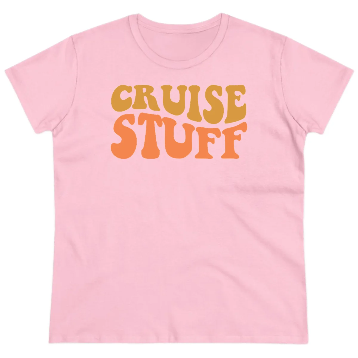 Cruise Stuff Ladies Tee in Light Pink