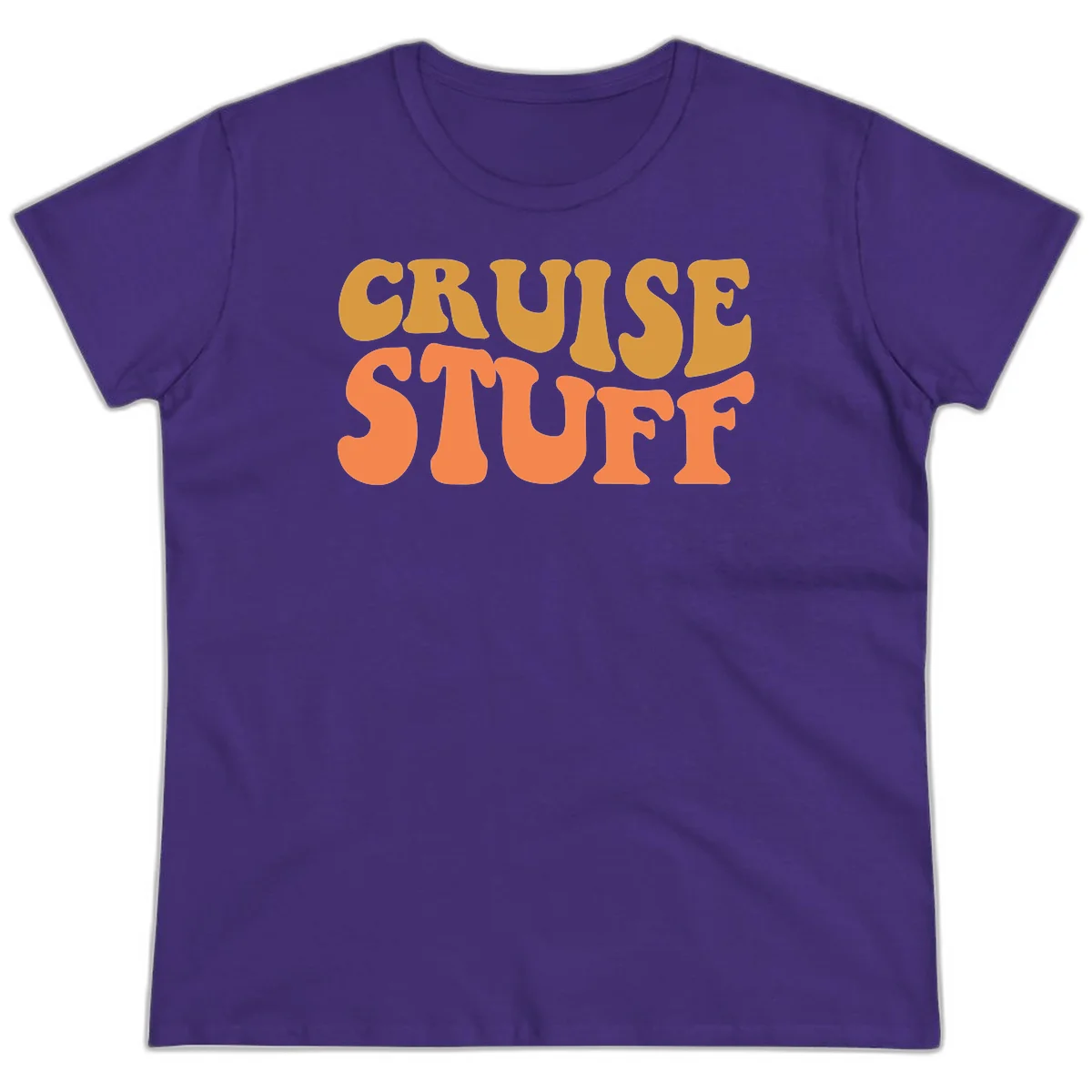 Cruise Stuff Ladies Tee in Purple