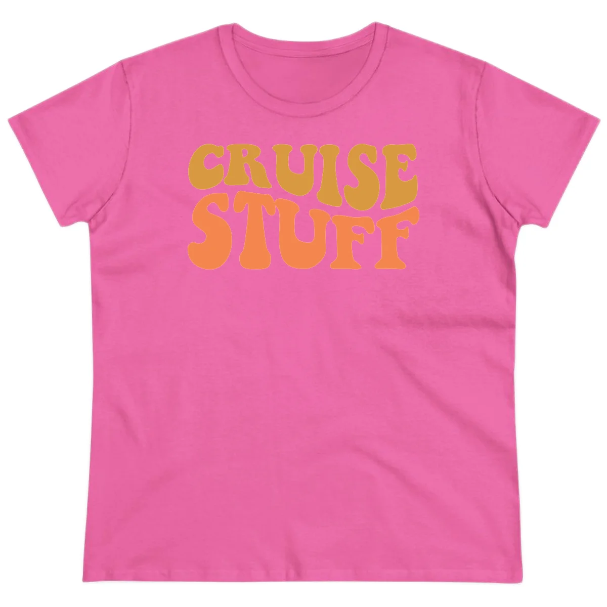 Cruise Stuff Ladies Tee in Azalea