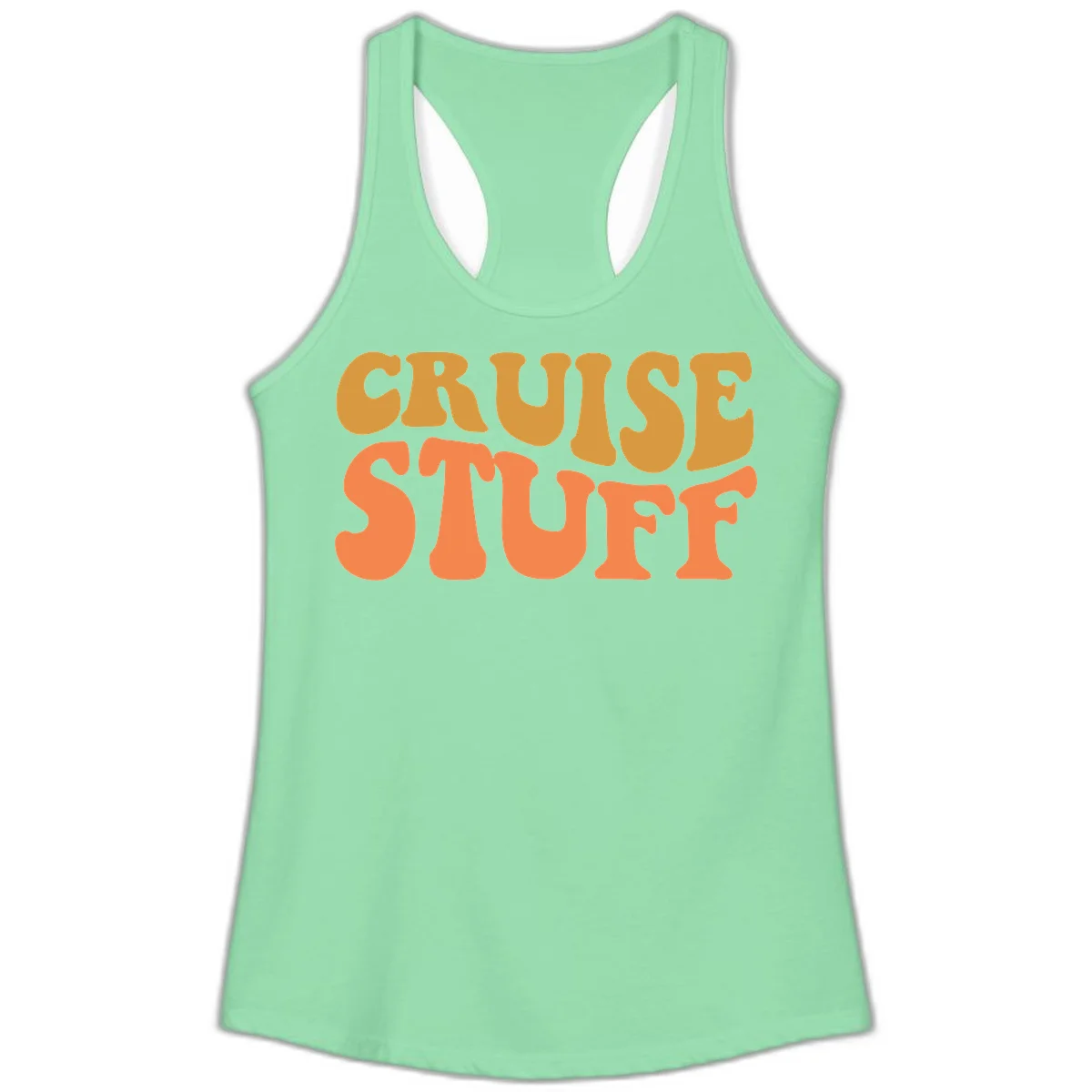 Cruise Stuff Ladies Tank in Solid Mint