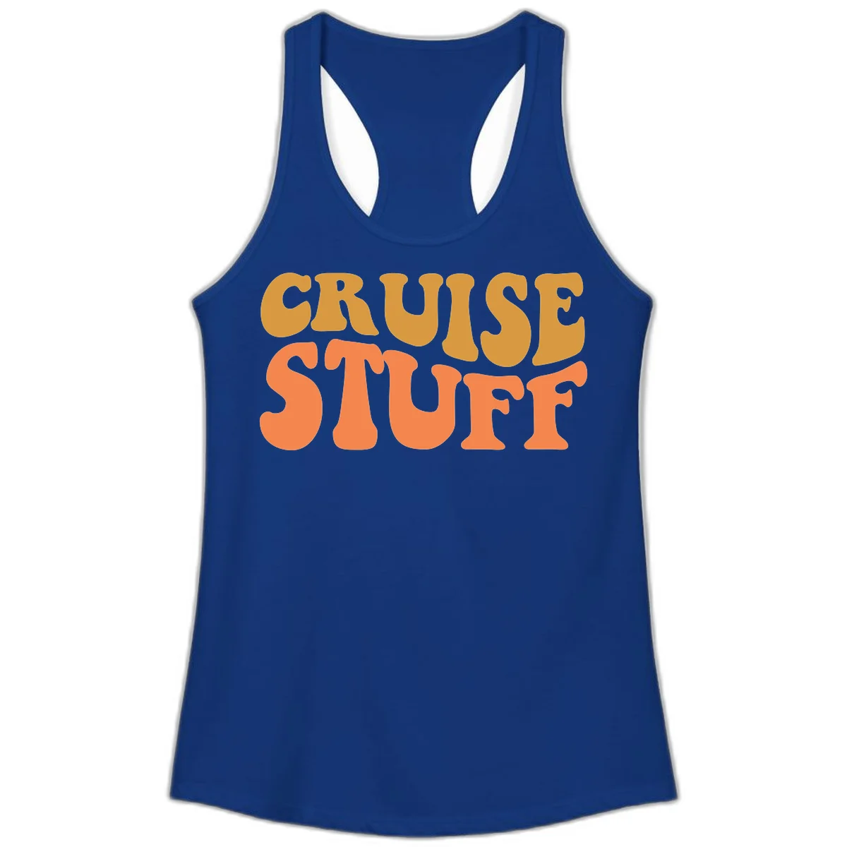 Cruise Stuff Ladies Tank in Solid Royal