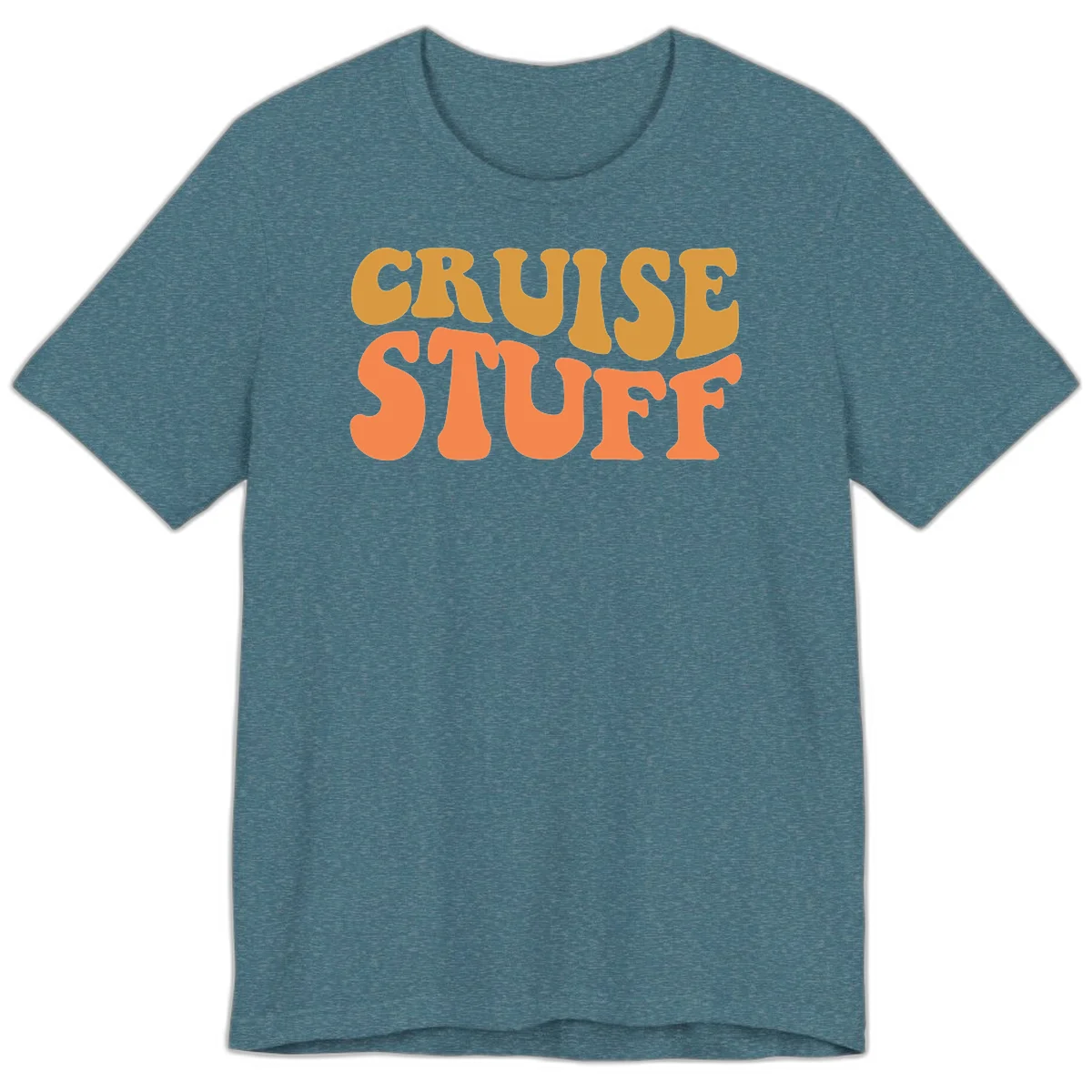 Cruise Stuff Premium T-Shirt in Heather Deep Teal