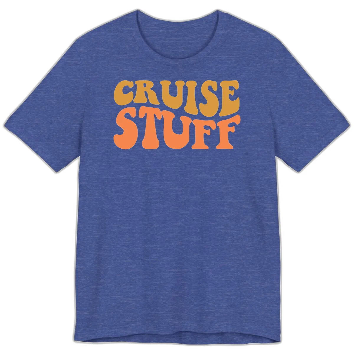 Cruise Stuff Premium T-Shirt in Heather True Royal