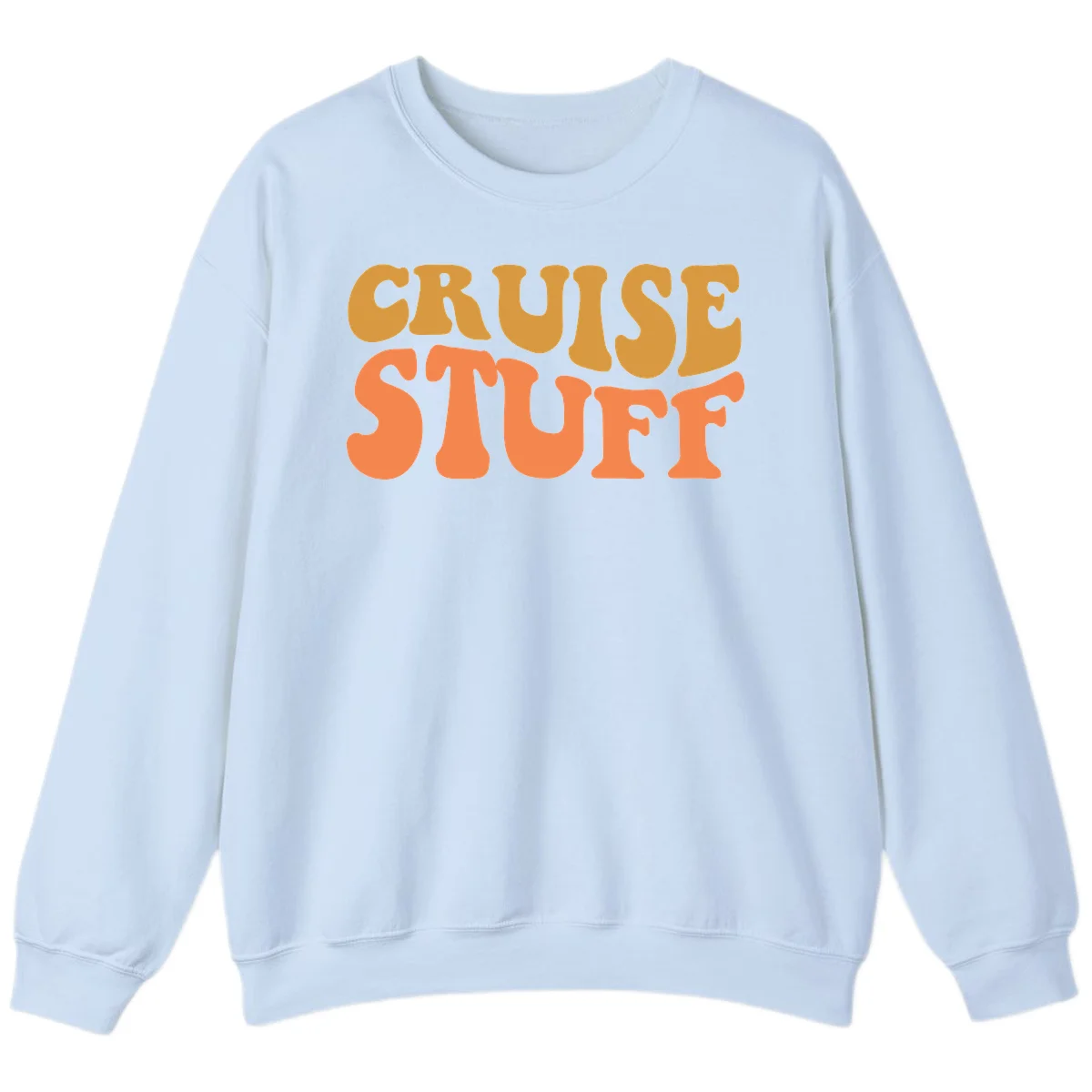 Cruise Stuff Sweatshirt in Light Blue