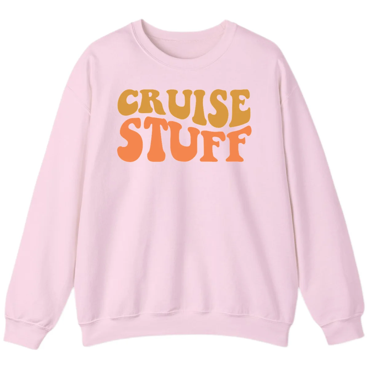 Cruise Stuff Sweatshirt in Light Pink