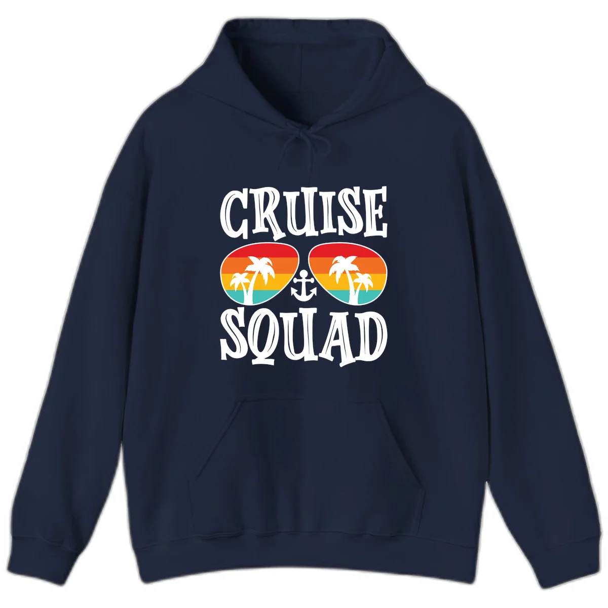 Cruise Squad Sunglasses Hoodie in Navy