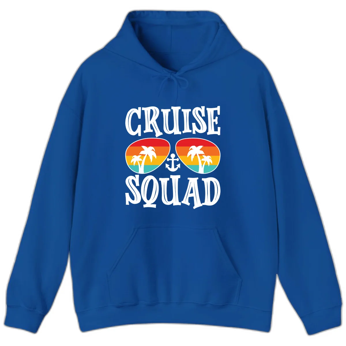 Cruise Squad Sunglasses Hoodie in Royal