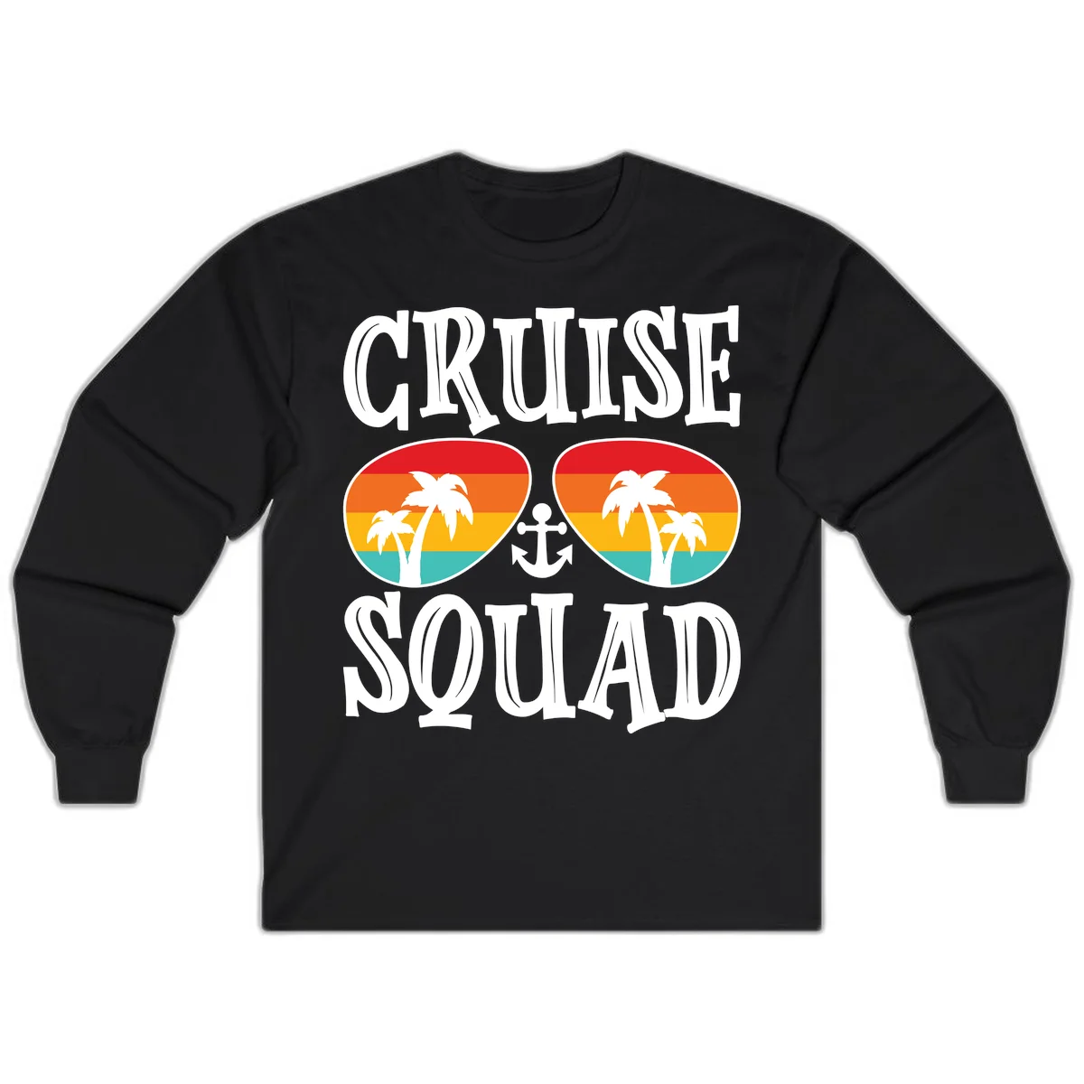Cruise Squad Sunglasses Long Sleeve in Black