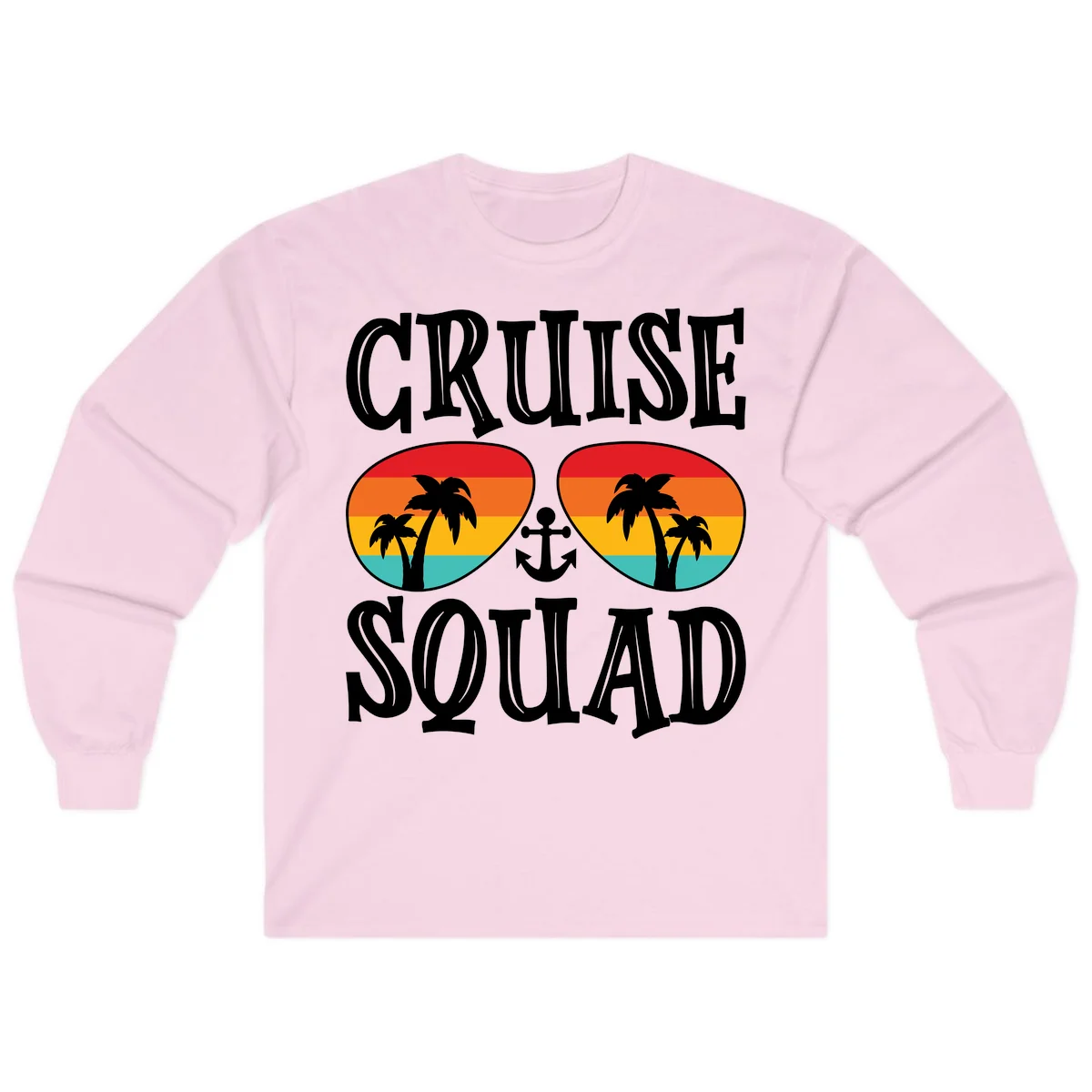Cruise Squad Sunglasses Long Sleeve in Light Pink