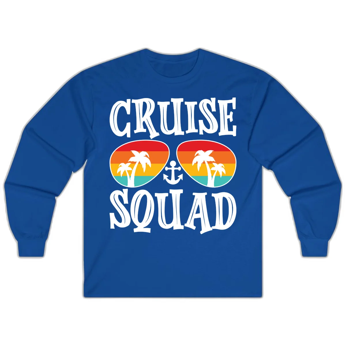 Cruise Squad Sunglasses Long Sleeve in Royal