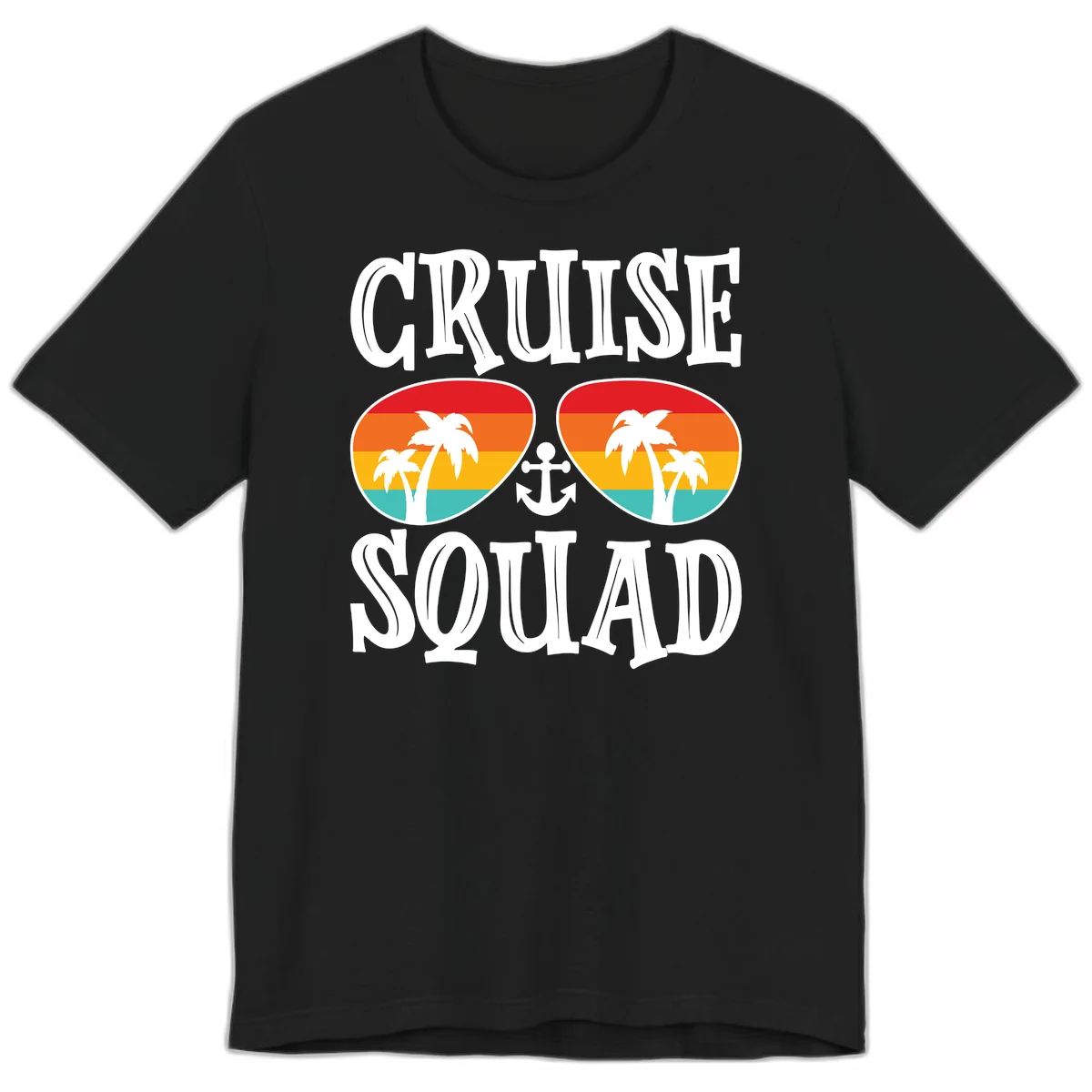Cruise Squad Sunglasses Premium T-Shirt in Black