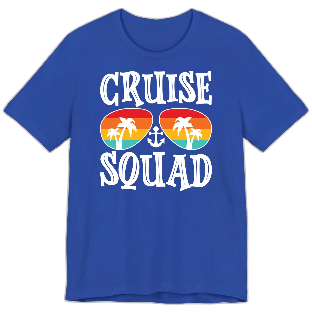 Cruise Squad Sunglasses Premium T-Shirt in True Royal