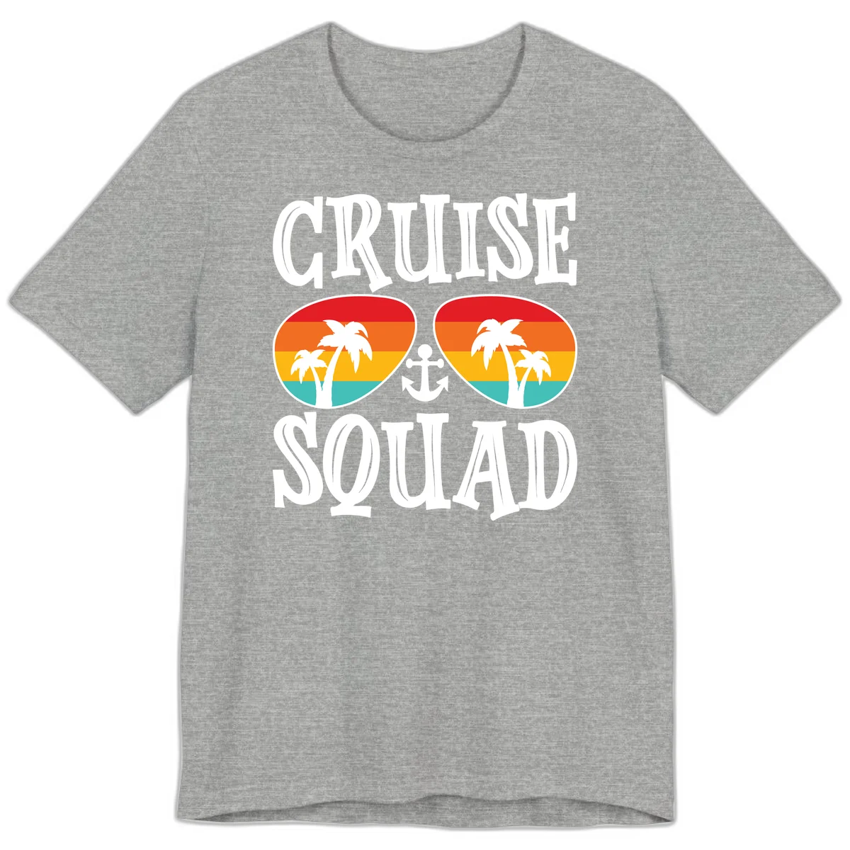 Cruise Squad Sunglasses Premium T-Shirt in Athletic Heather