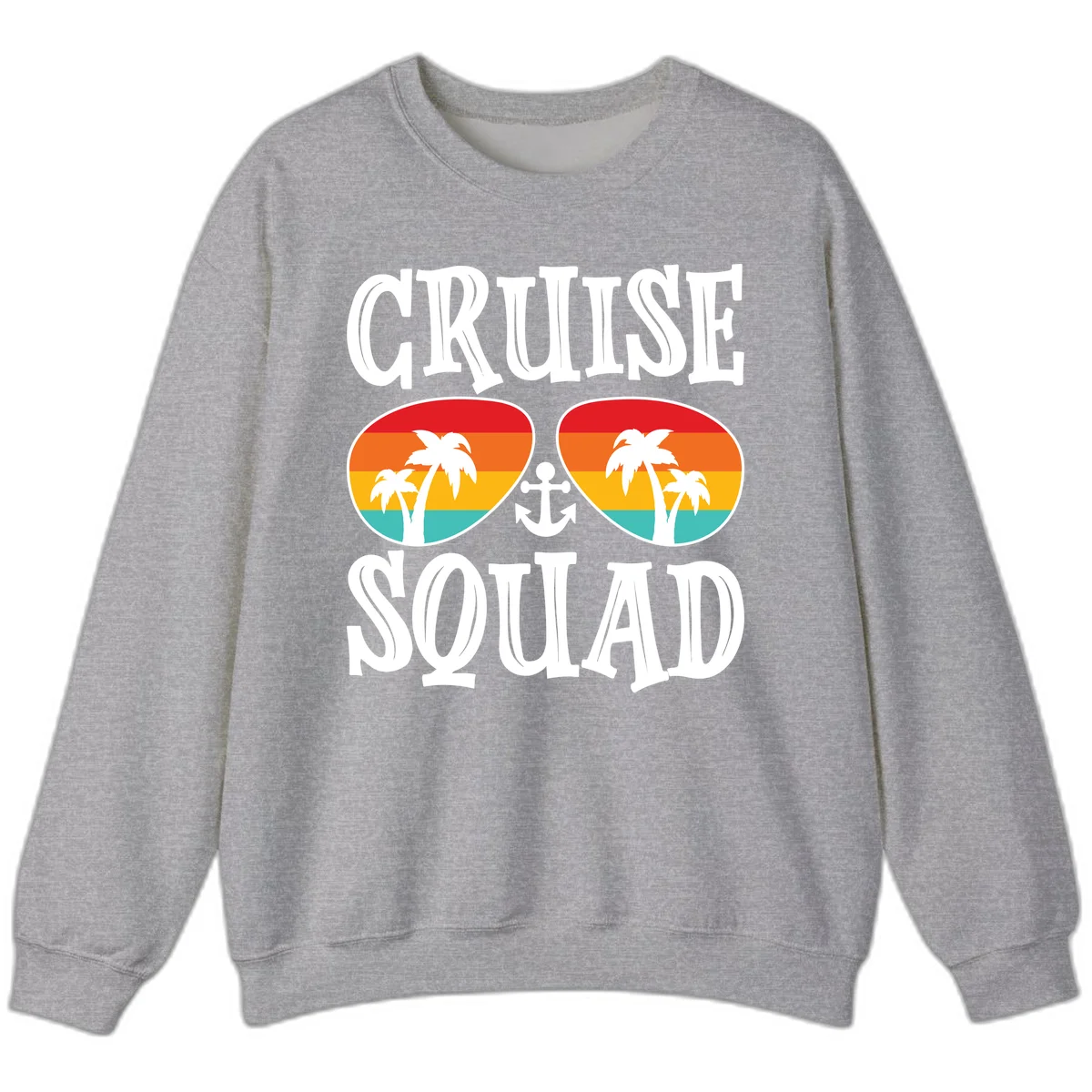 Cruise Squad Sunglasses Sweatshirt in Sport Grey