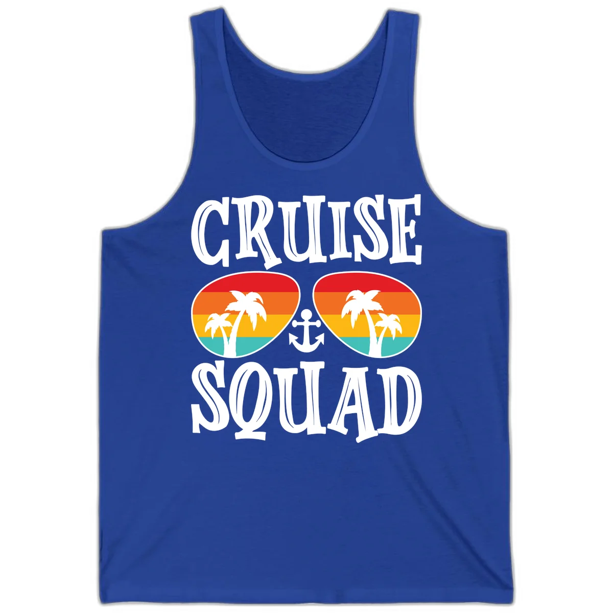 Cruise Squad Sunglasses Tank in True Royal